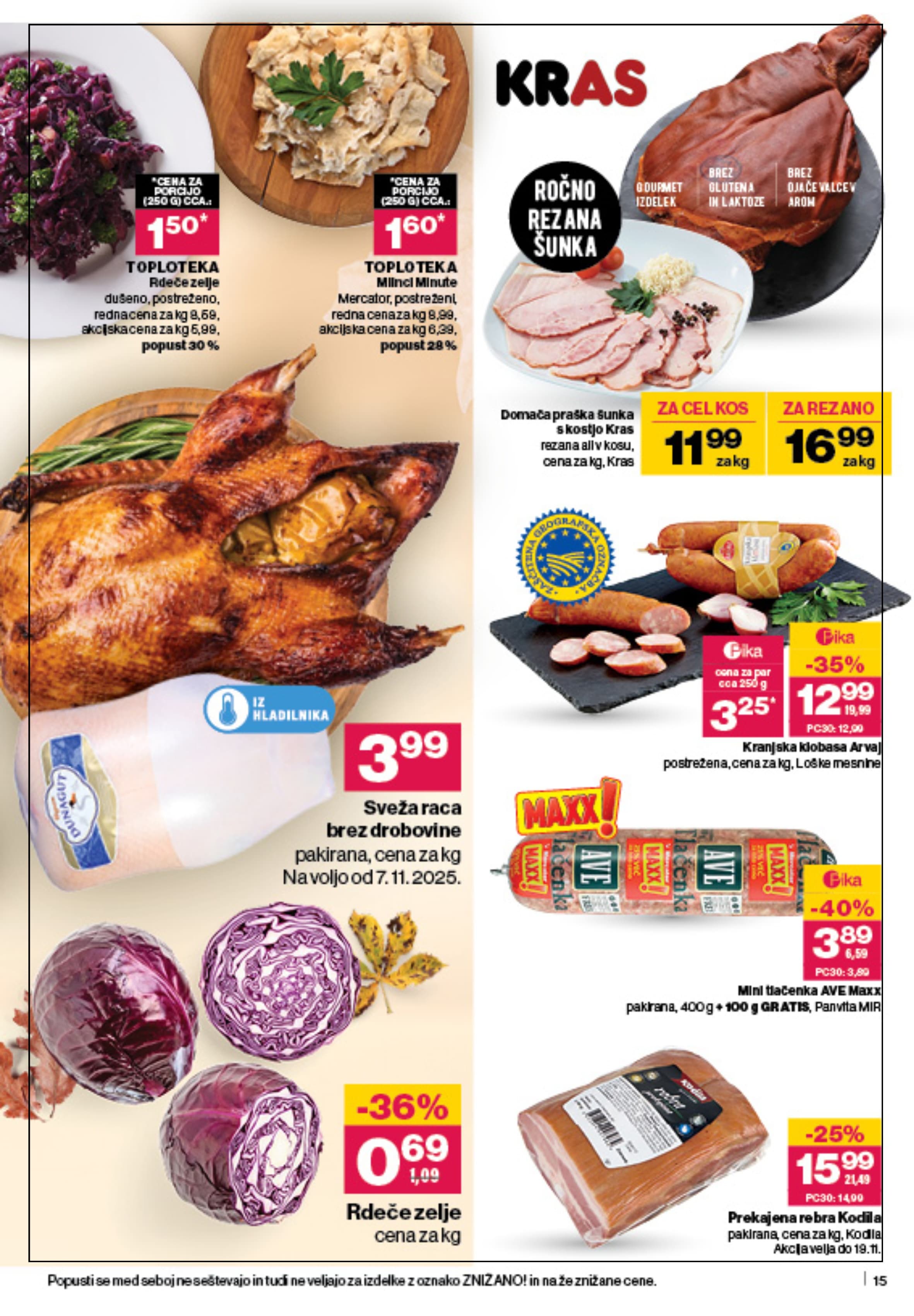 Stran 15. Mercator kataloga - Akcije od 06.11. do 12.11.2025.