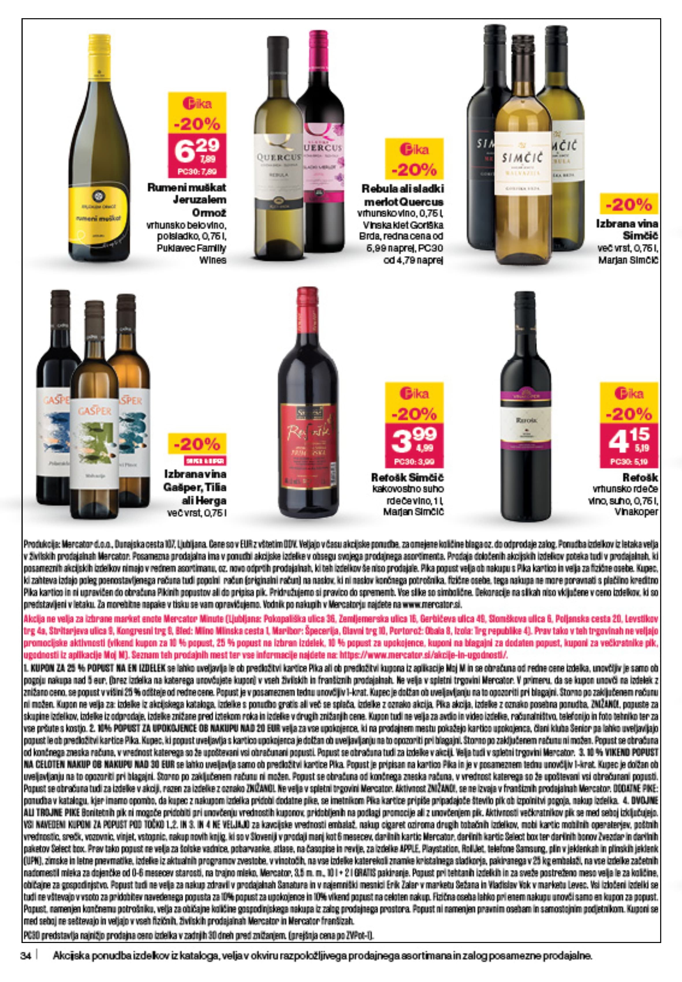Stran 36. Mercator kataloga - Akcije od 06.11. do 12.11.2025.