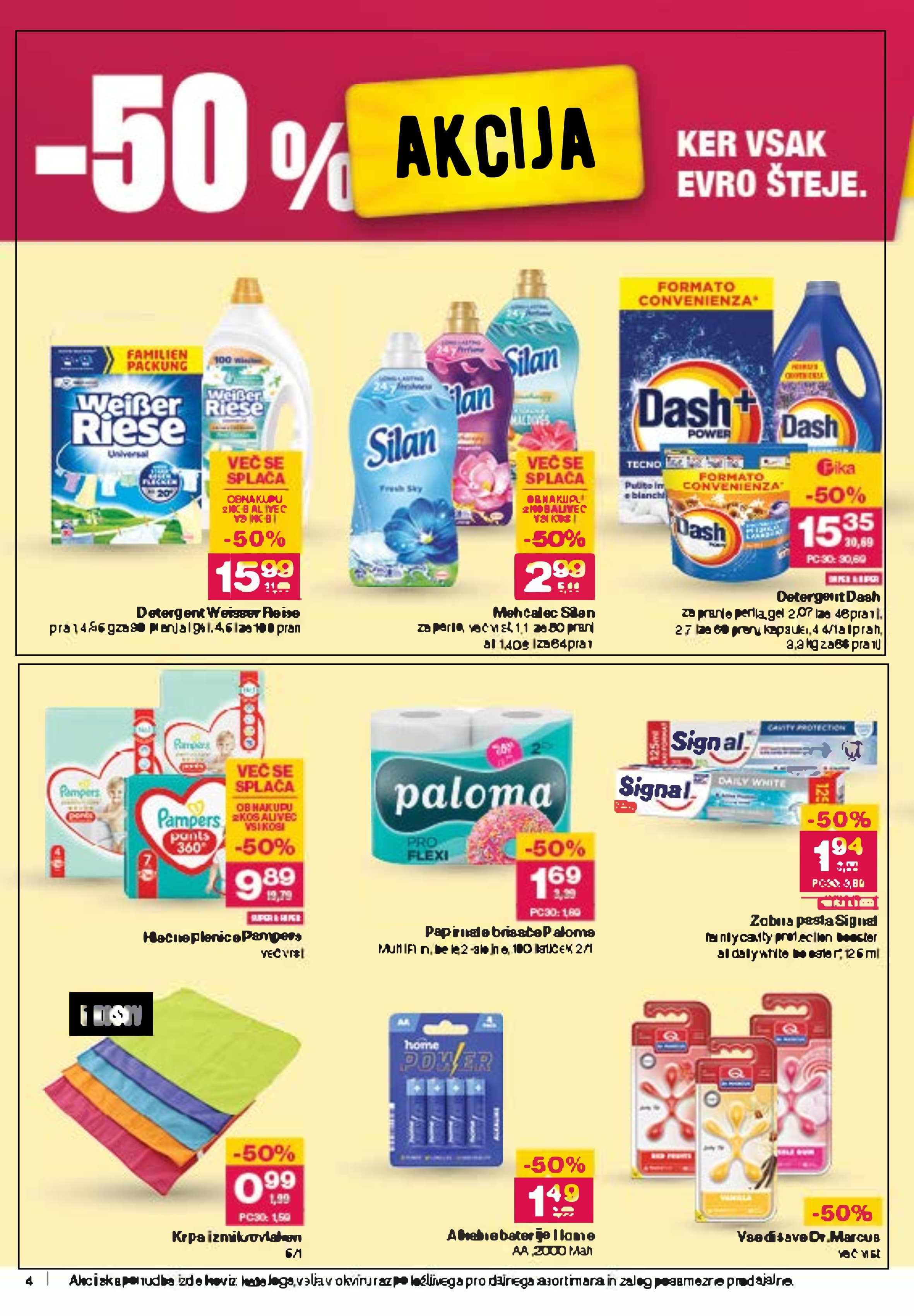 Stran 4. Mercator kataloga - Akcije od 06.11. do 12.11.2025.