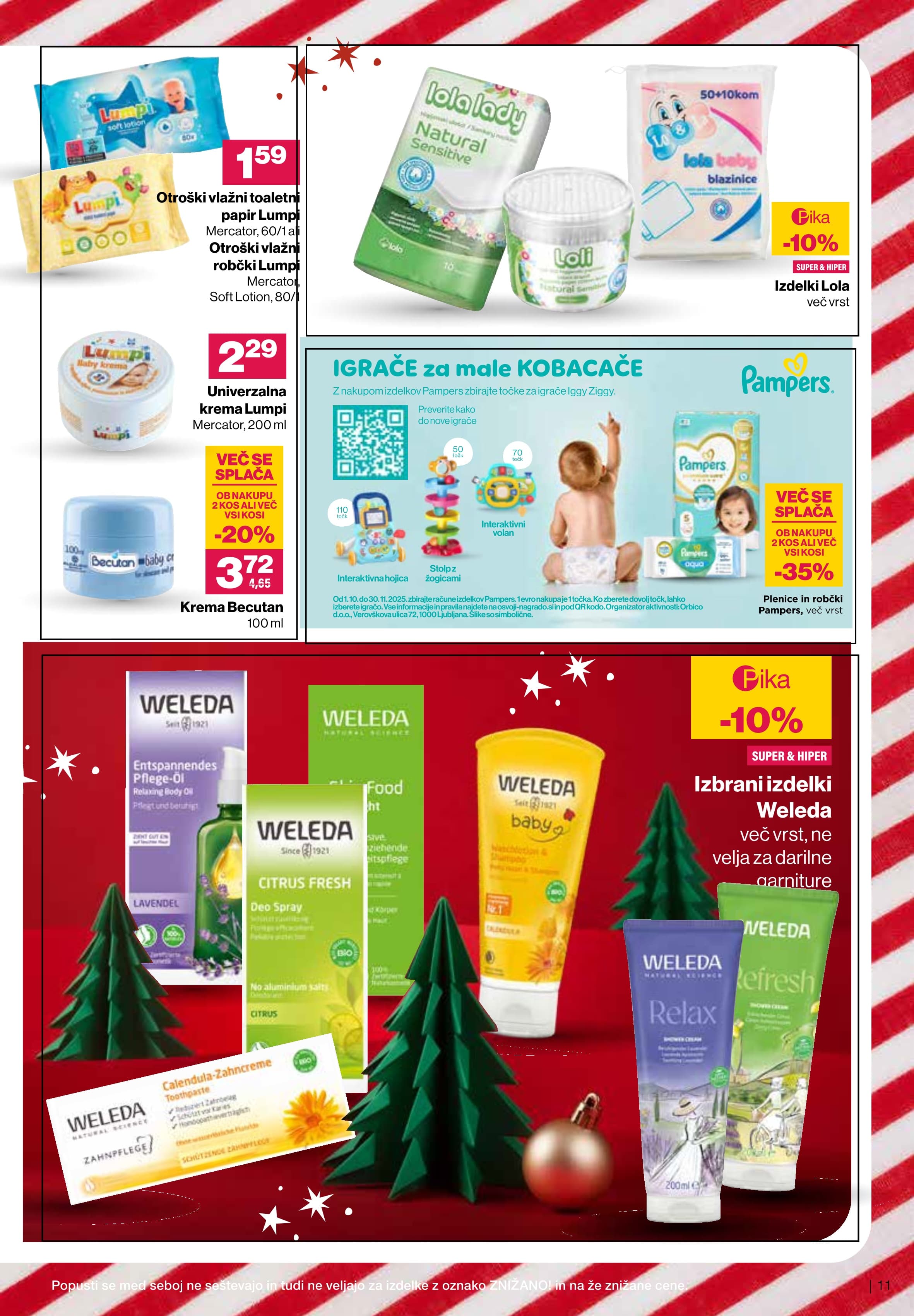Stran 11. Mercator kataloga - Akcije od 12.11. do 26.11.2025.