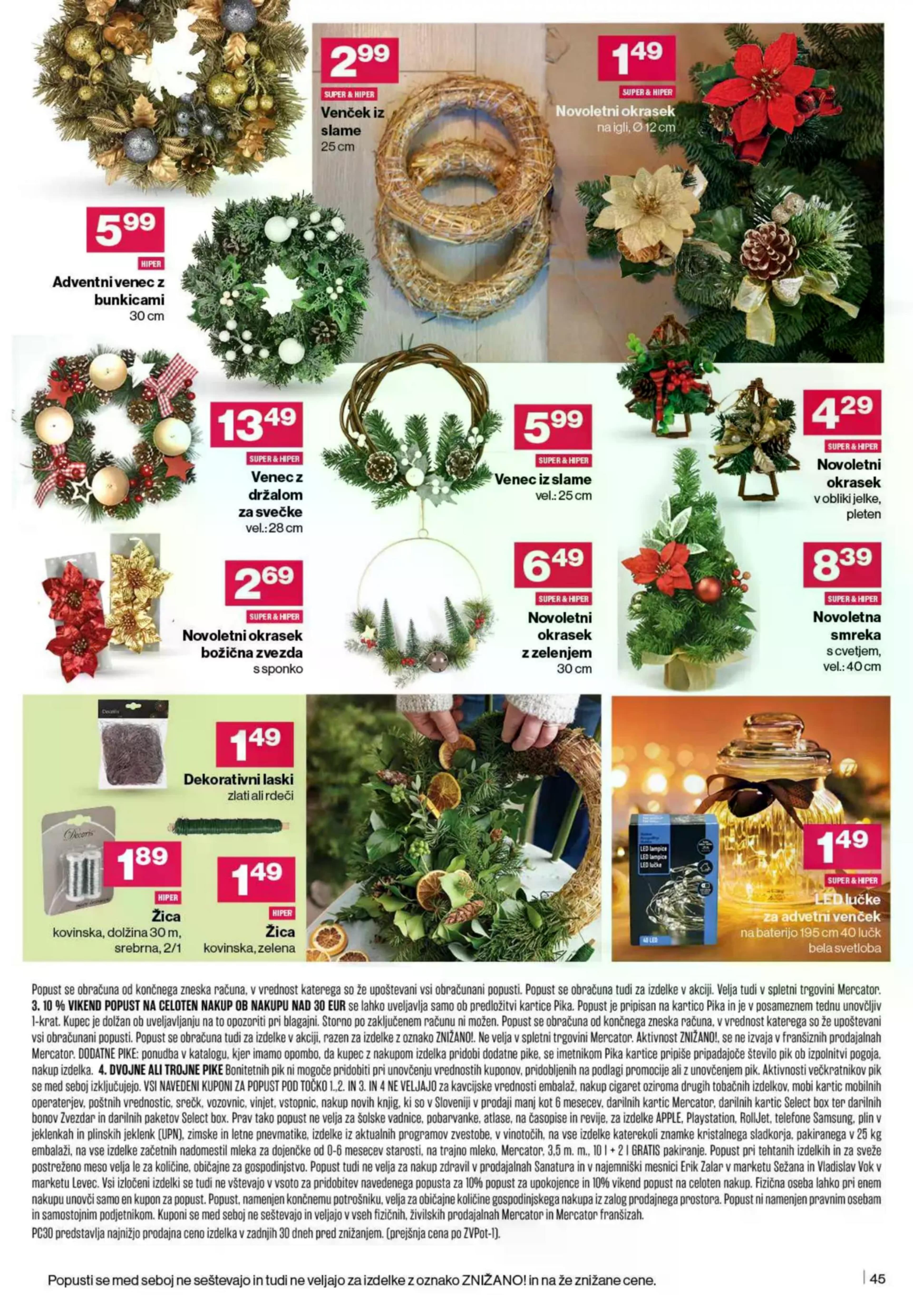 Stran 47. Mercator kataloga - Akcije od 13.11. do 19.11.2025.