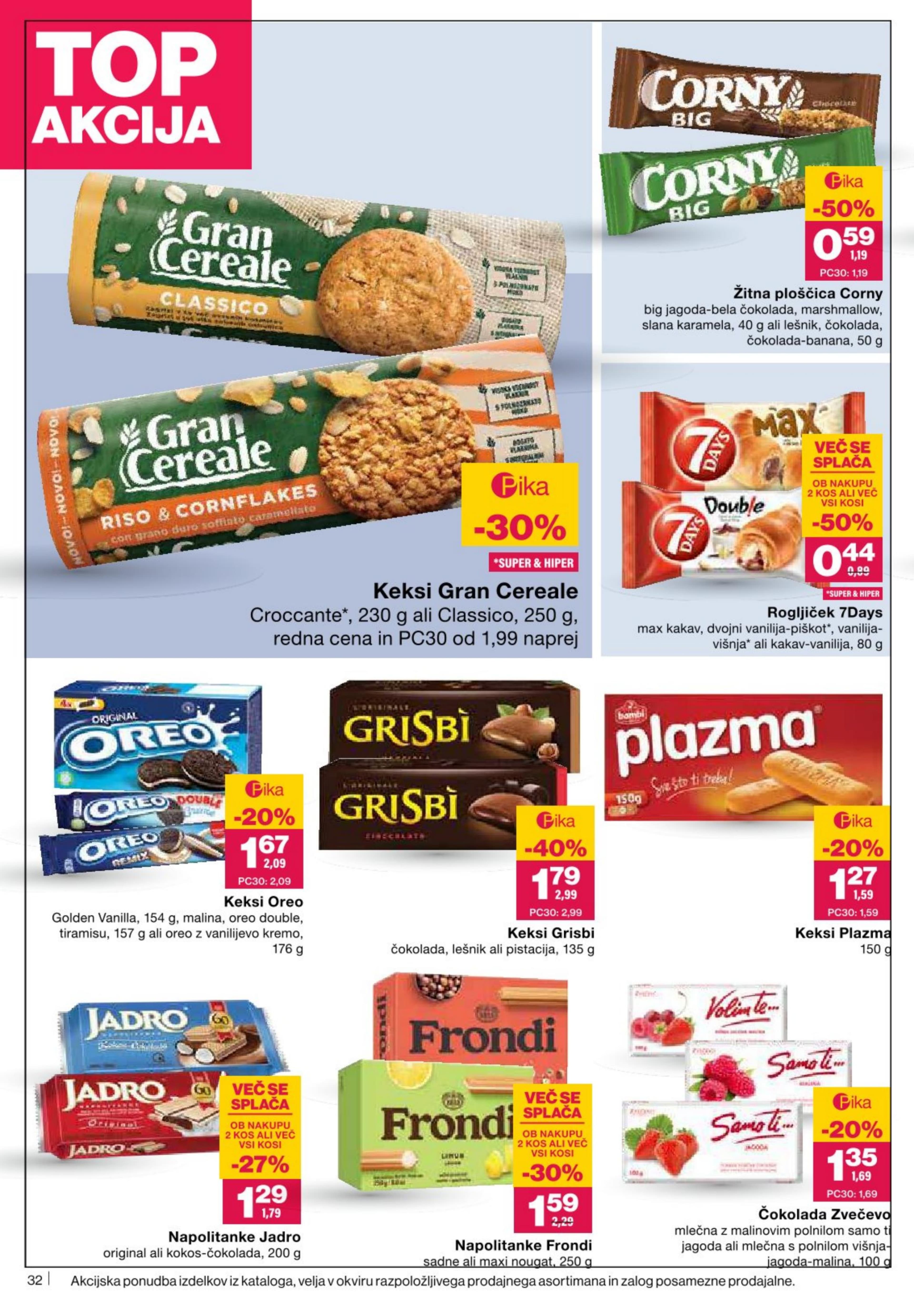 Stran 32. Mercator kataloga - Akcije od 20.11. do 26.11.2025.