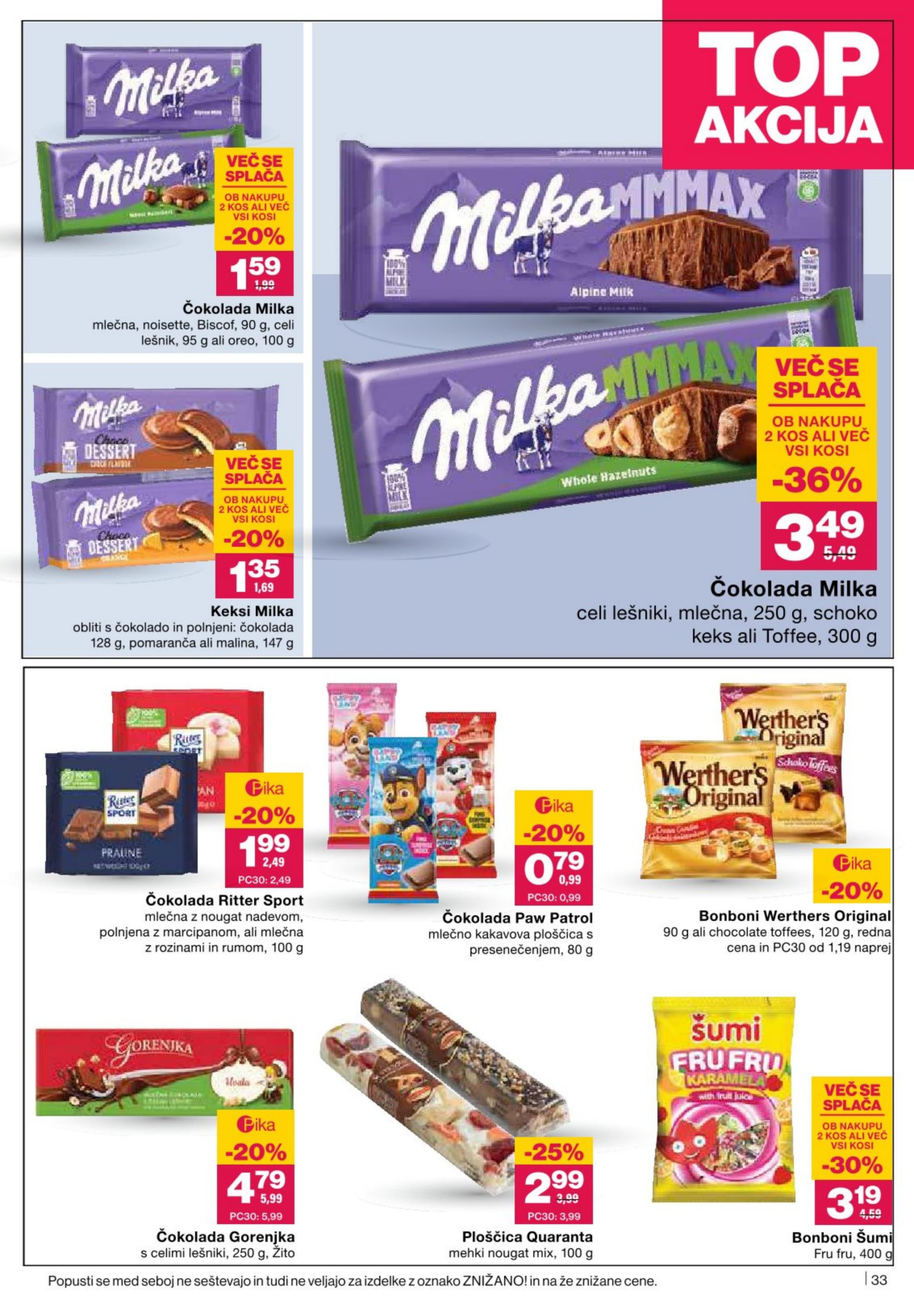 Stran 33. Mercator kataloga - Akcije od 20.11. do 26.11.2025.