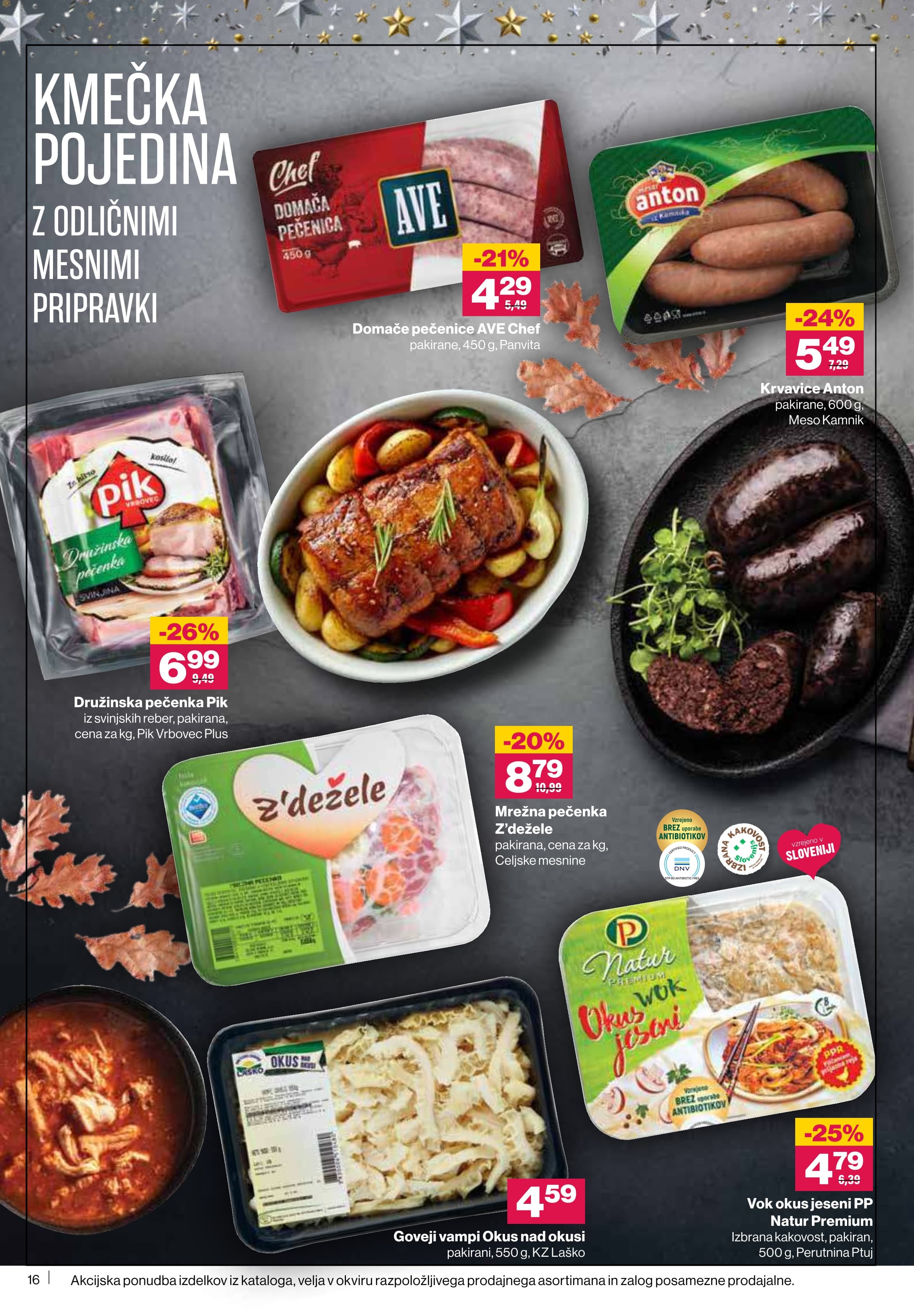 Stran 16. Mercator kataloga - Akcije od 04.12. do 10.12.2025.