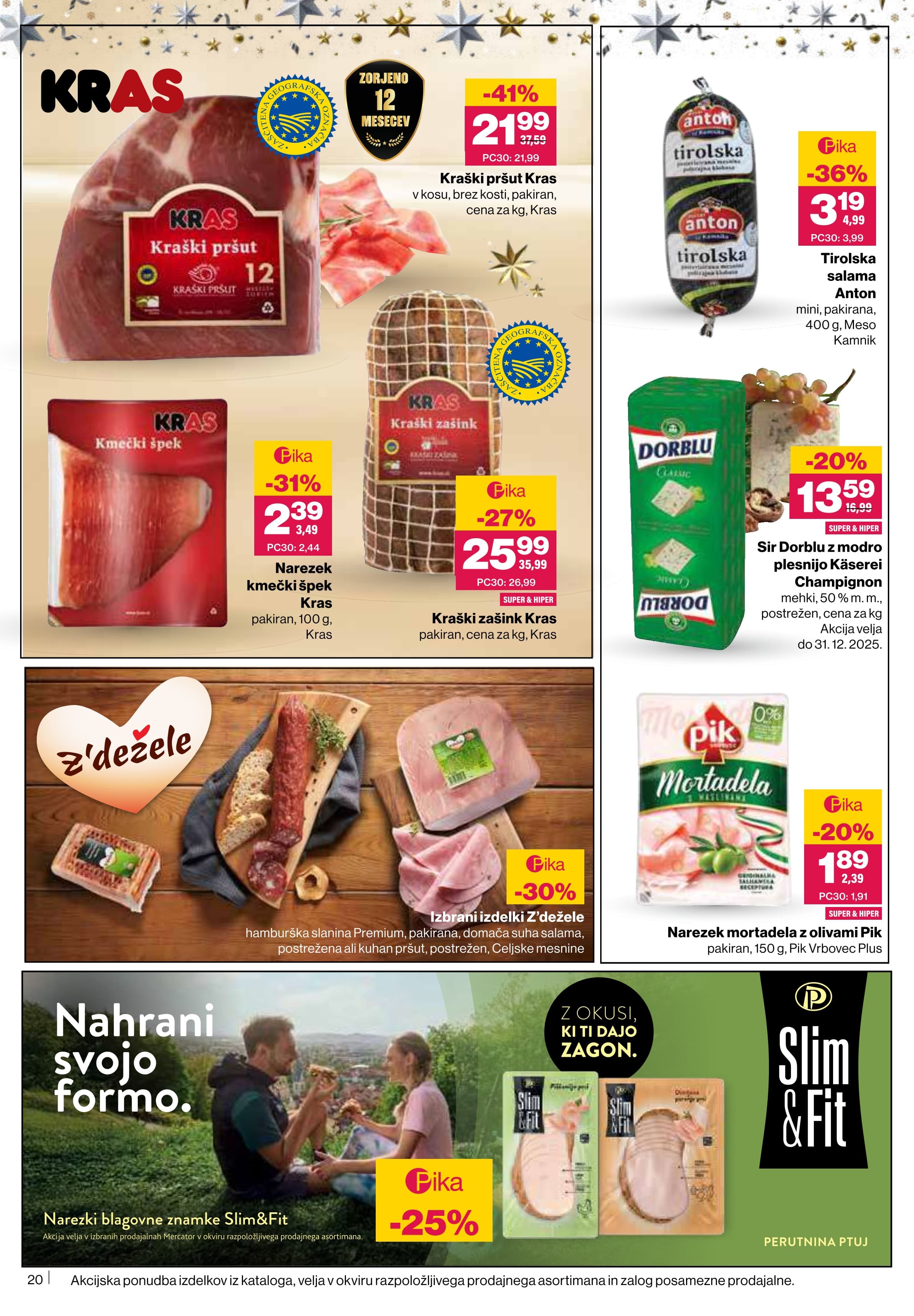 Stran 20. Mercator kataloga - Akcije od 04.12. do 10.12.2025.