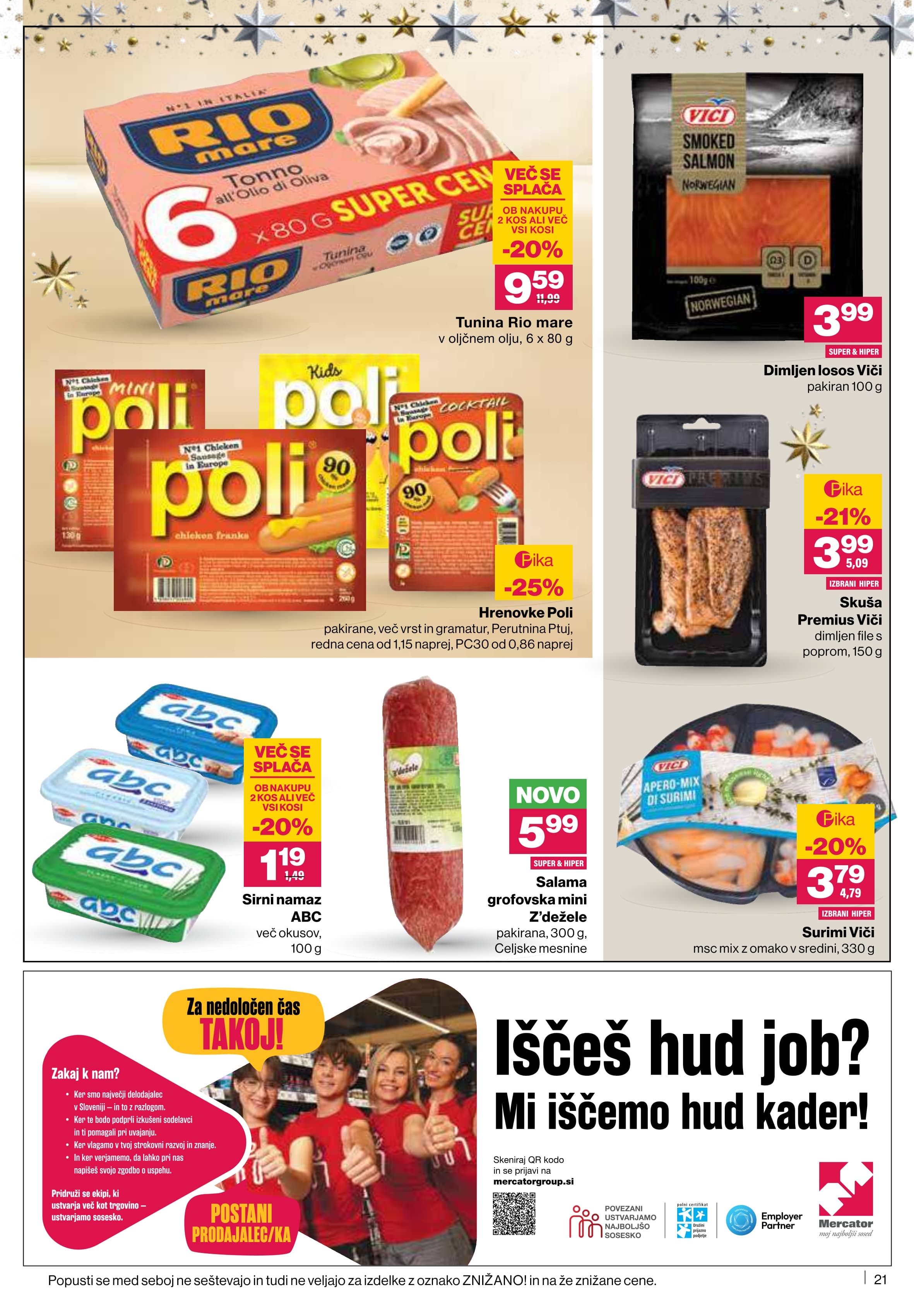 Stran 21. Mercator kataloga - Akcije od 04.12. do 10.12.2025.