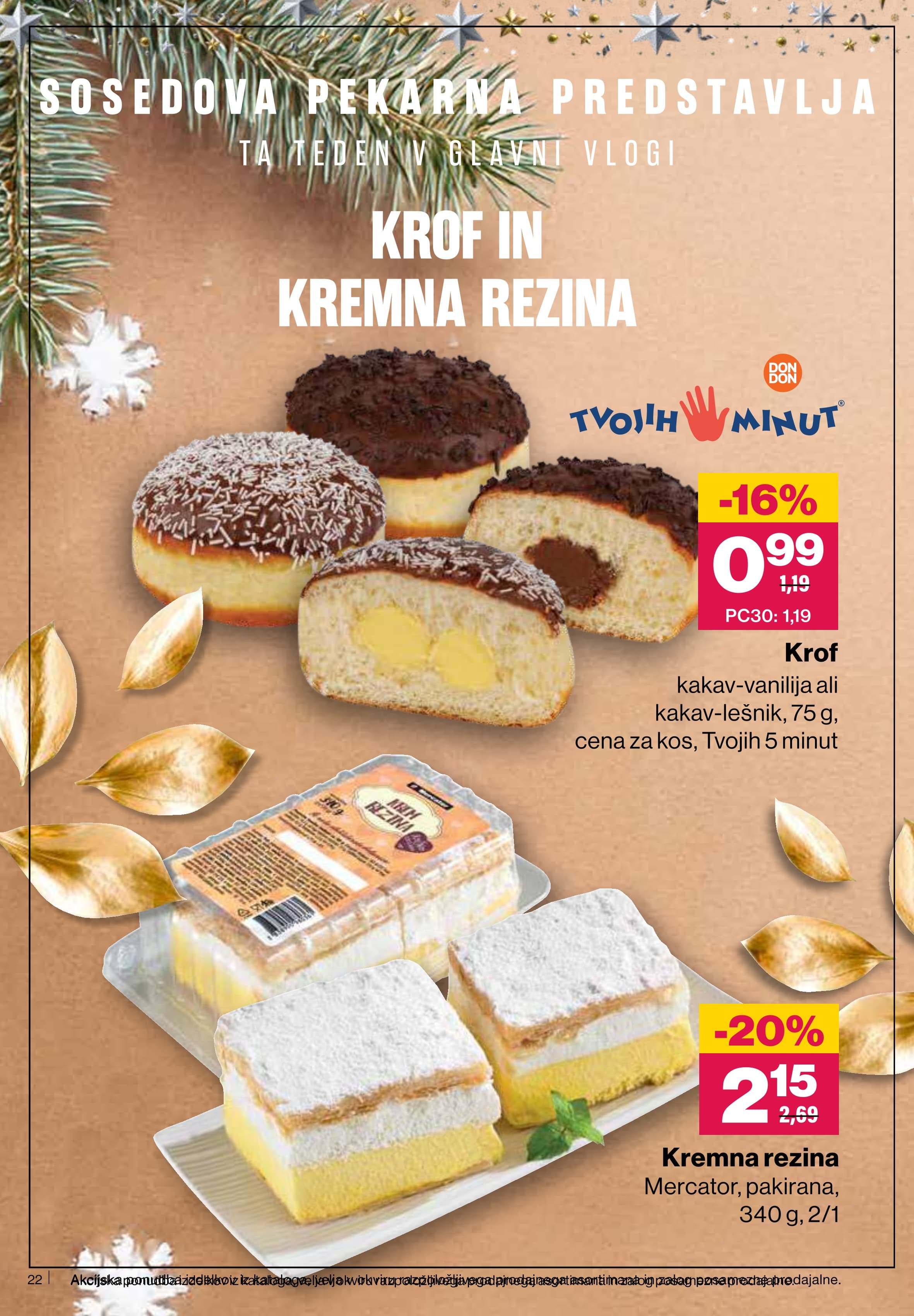 Stran 22. Mercator kataloga - Akcije od 04.12. do 10.12.2025.