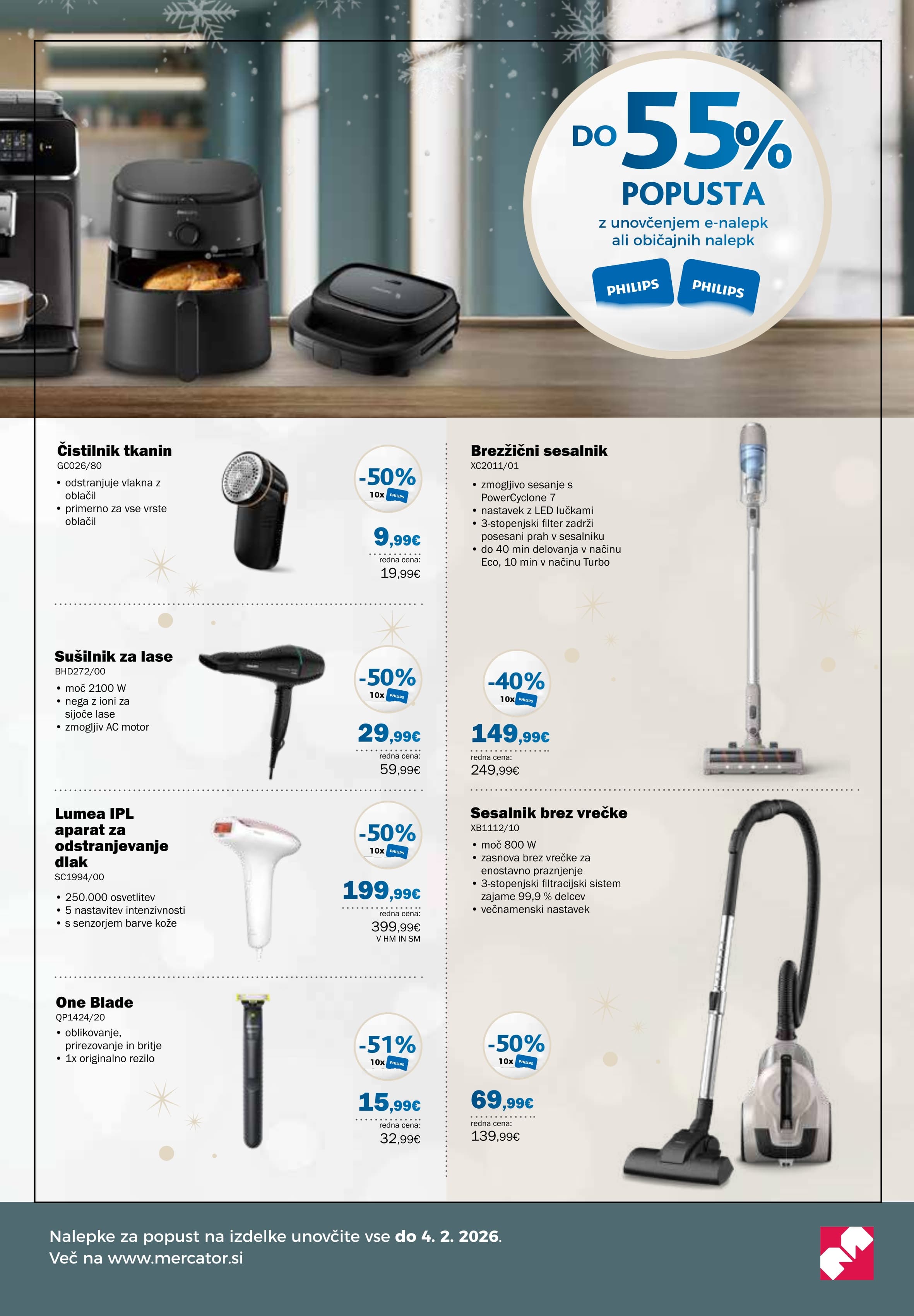 Stran 3. Mercator kataloga - Akcije od 04.12. do 10.12.2025.