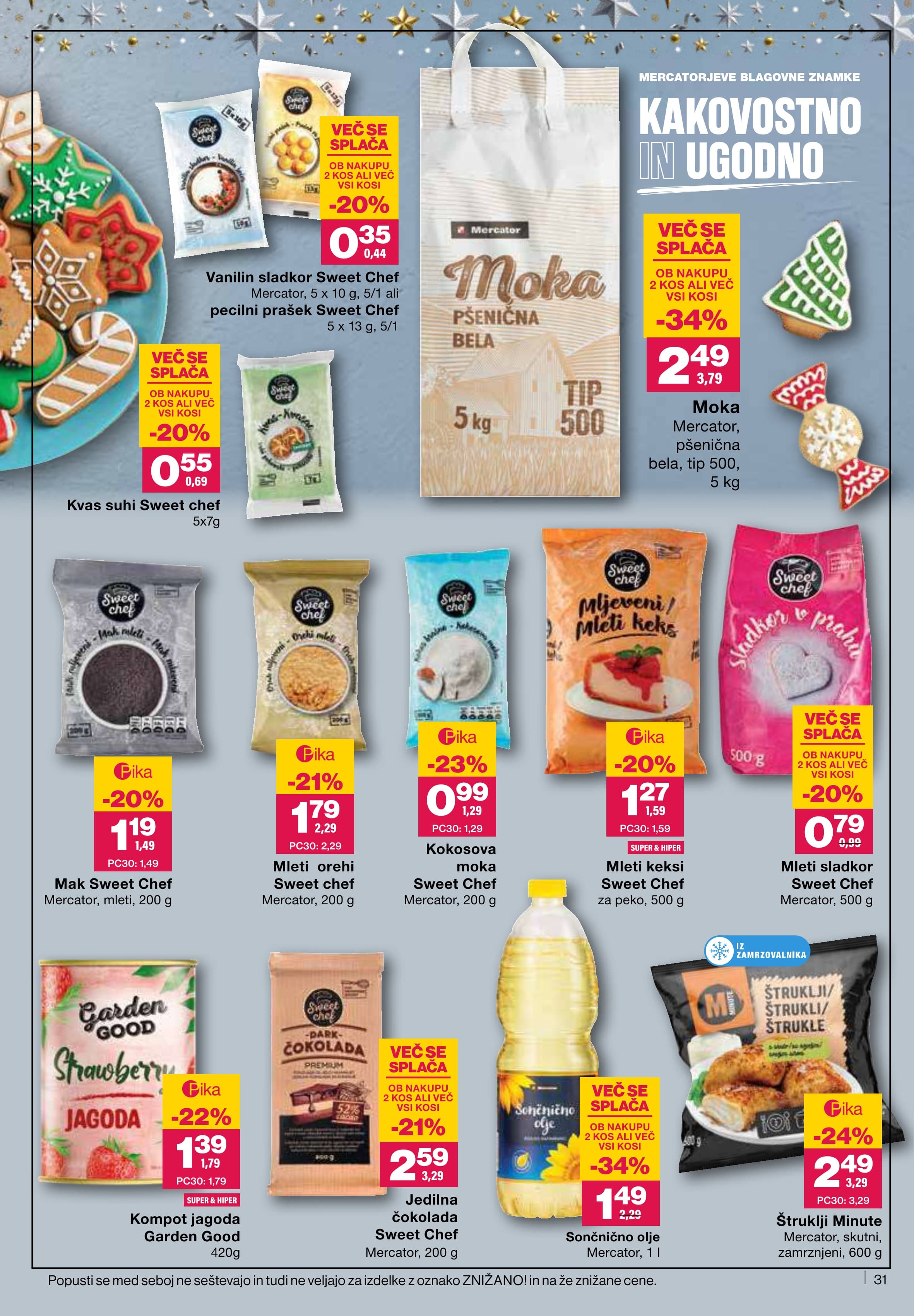 Stran 31. Mercator kataloga - Akcije od 04.12. do 10.12.2025.