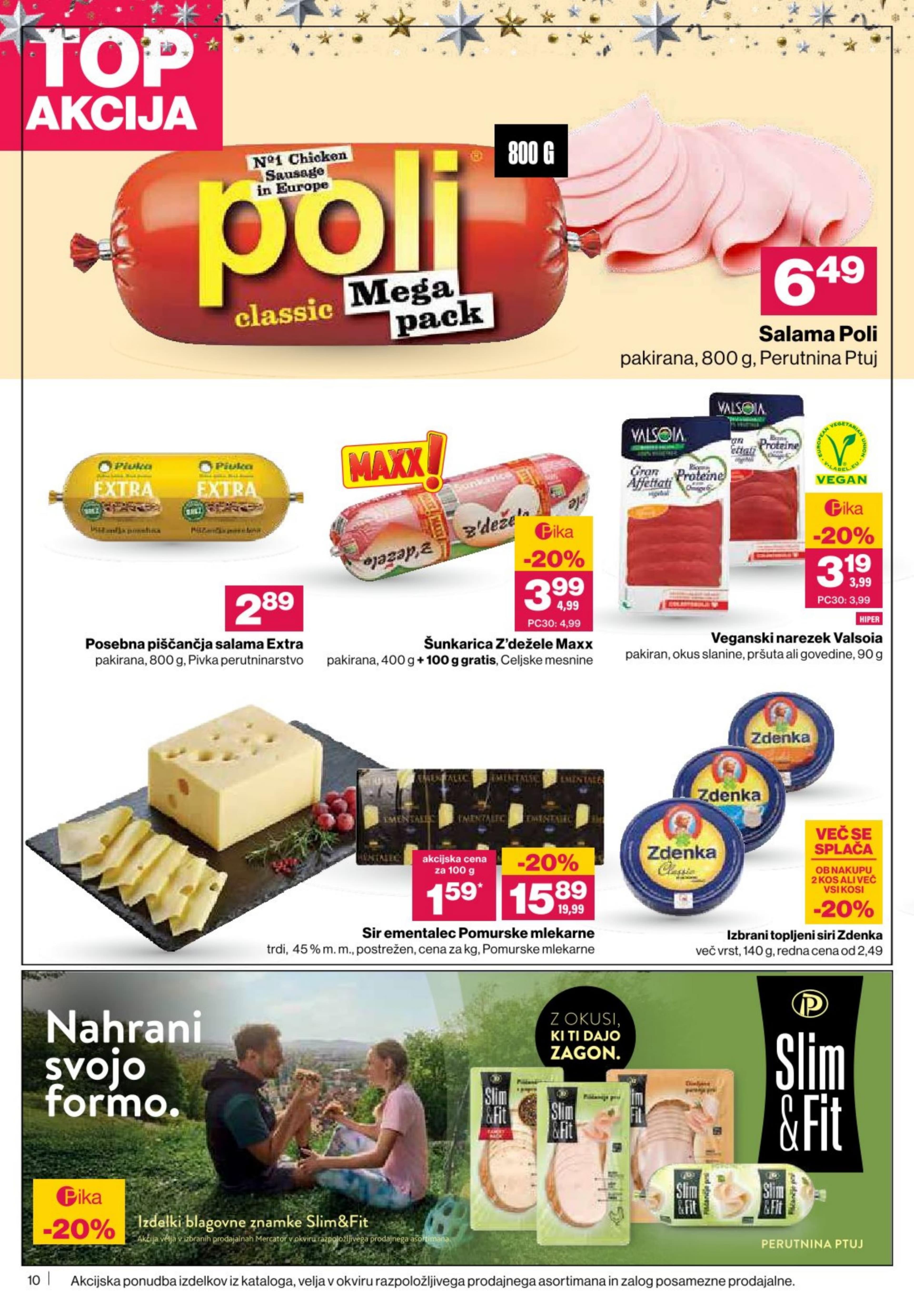 Stran 10. Mercator kataloga - Akcije od 11.12. do 17.12.2025.