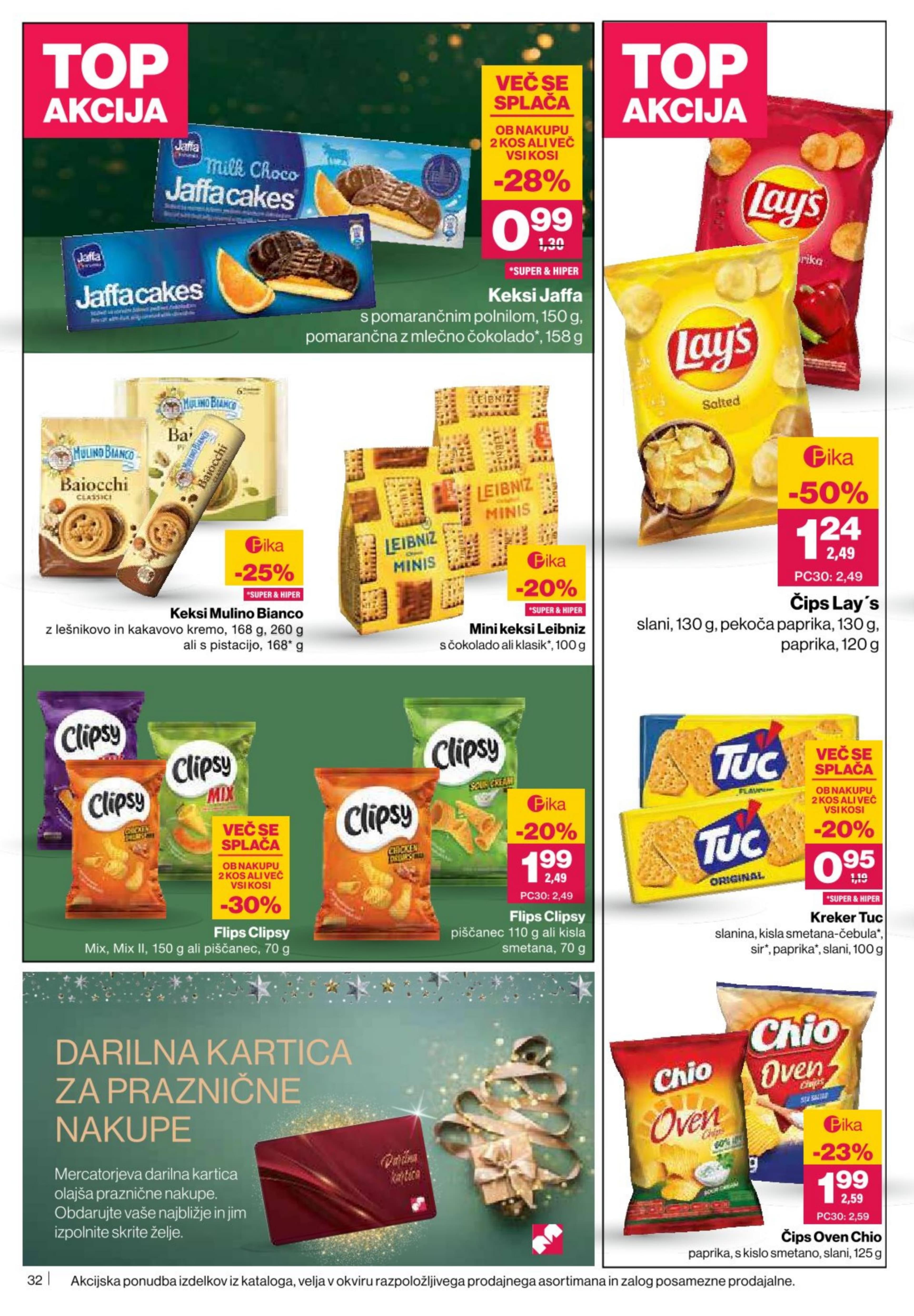 Stran 32. Mercator kataloga - Akcije od 11.12. do 17.12.2025.