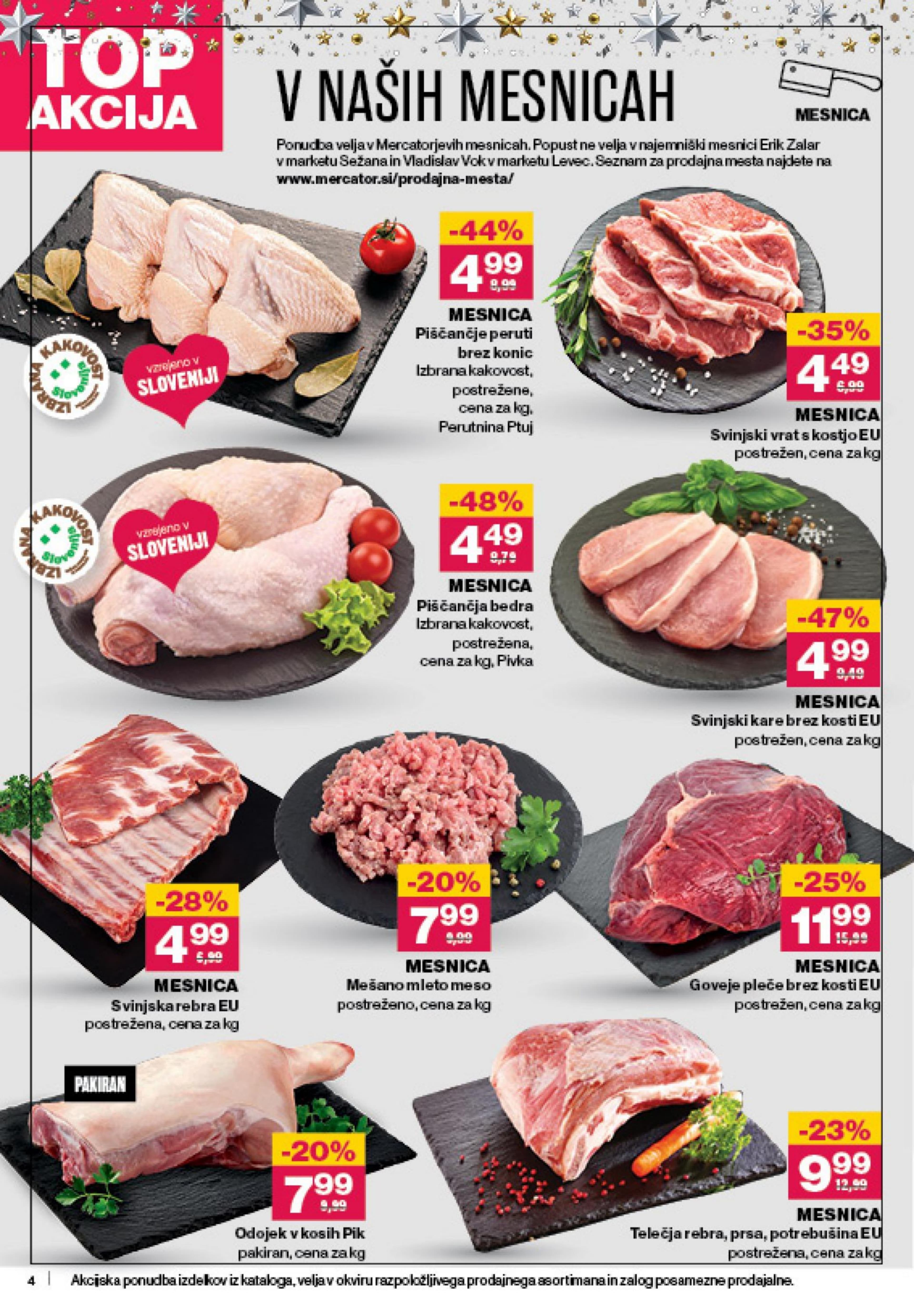 Stran 4. Mercator kataloga - Akcijska ponudba