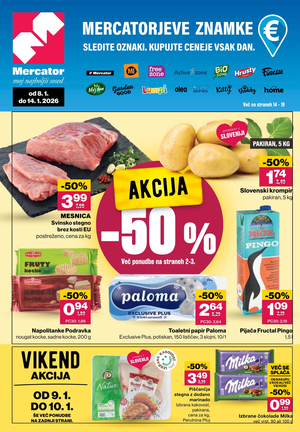 Stran 1. Mercator kataloga - Akcijska ponudba od 14.02.2026.
