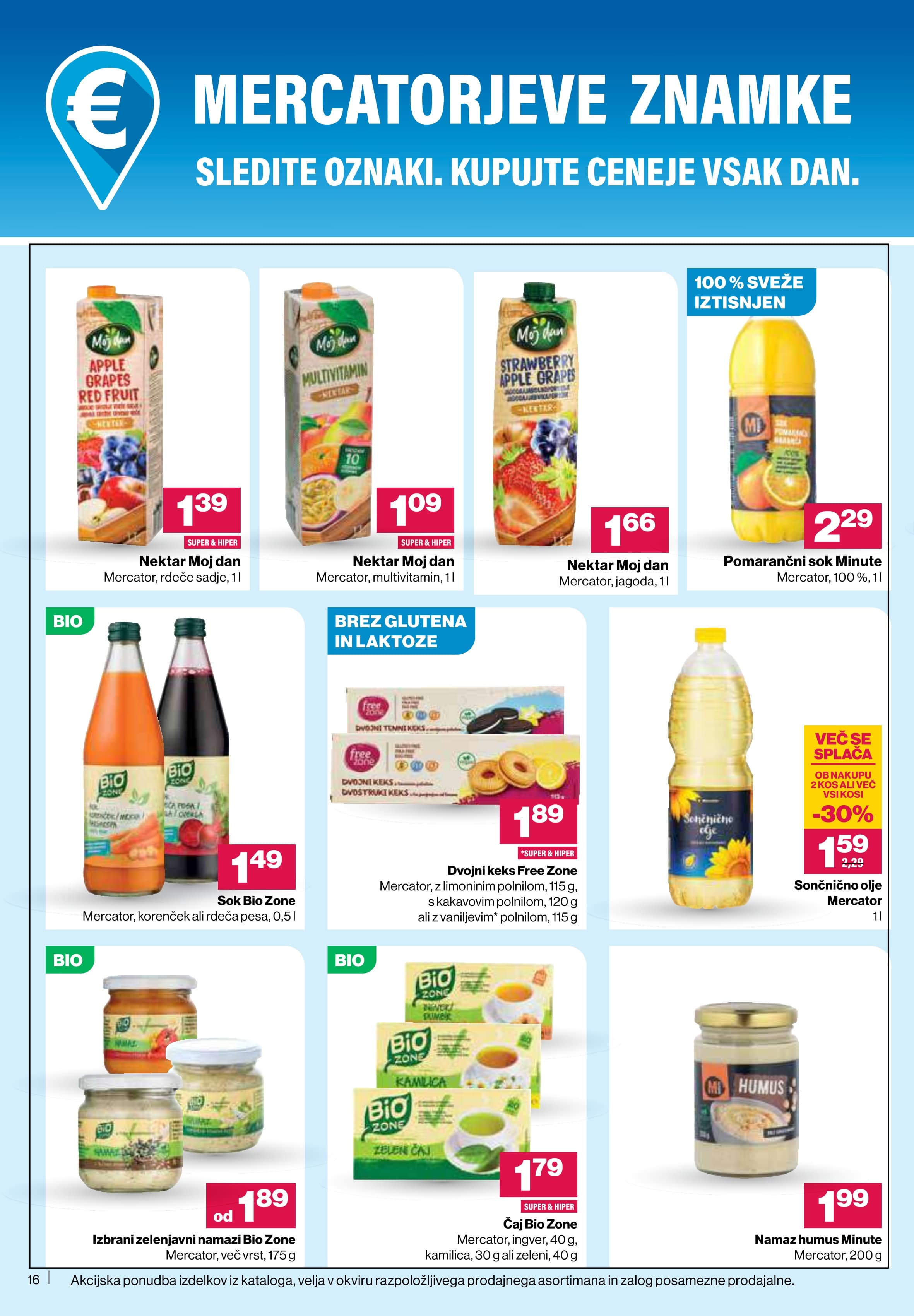 Stran 16. Mercator kataloga - Akcijska ponudba