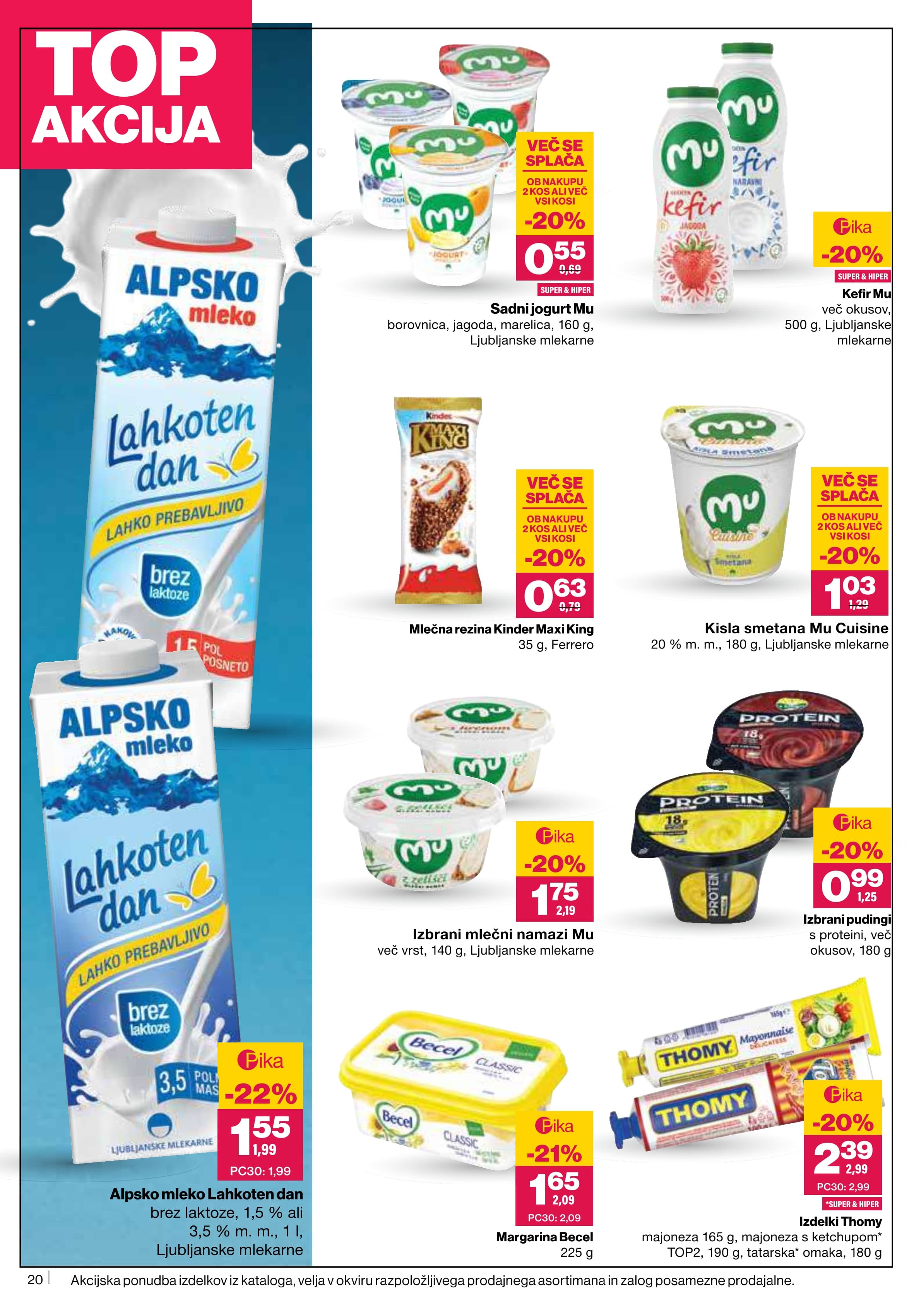 Stran 20. Mercator kataloga - Akcijska ponudba