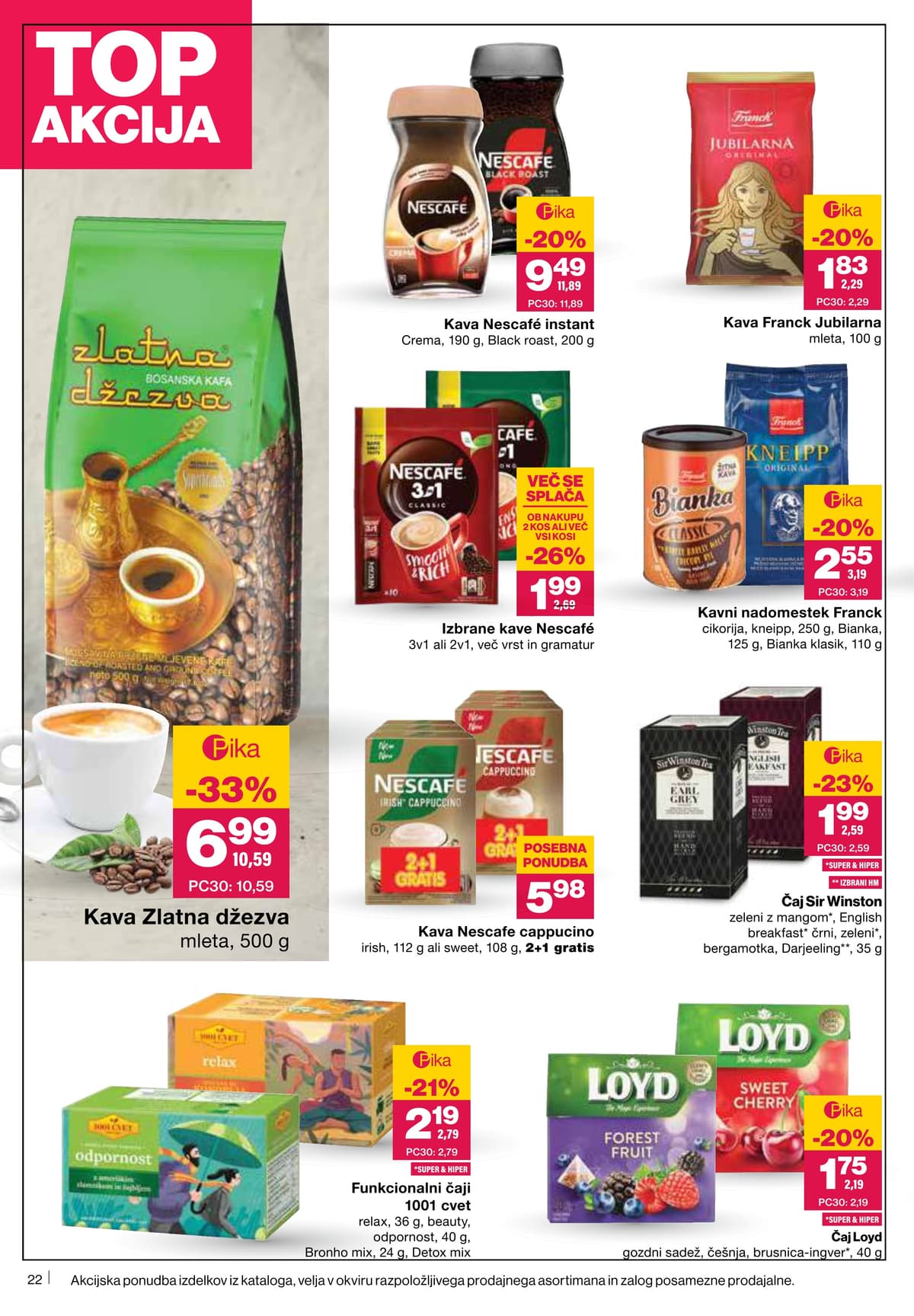 Stran 22. Mercator kataloga - Akcijska ponudba od 14.02.2026.
