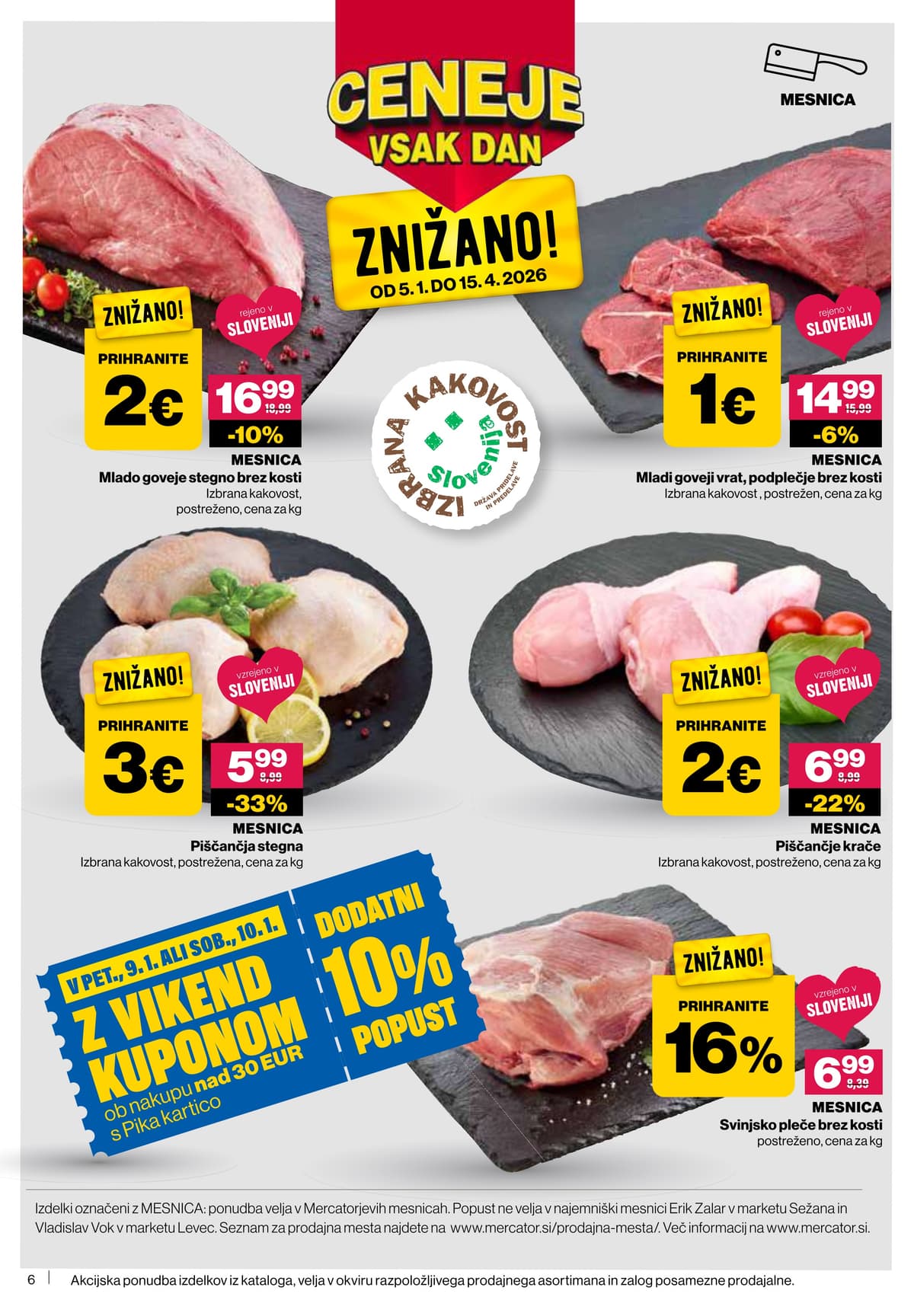 Stran 6. Mercator kataloga - Akcijska ponudba od 14.02.2026.