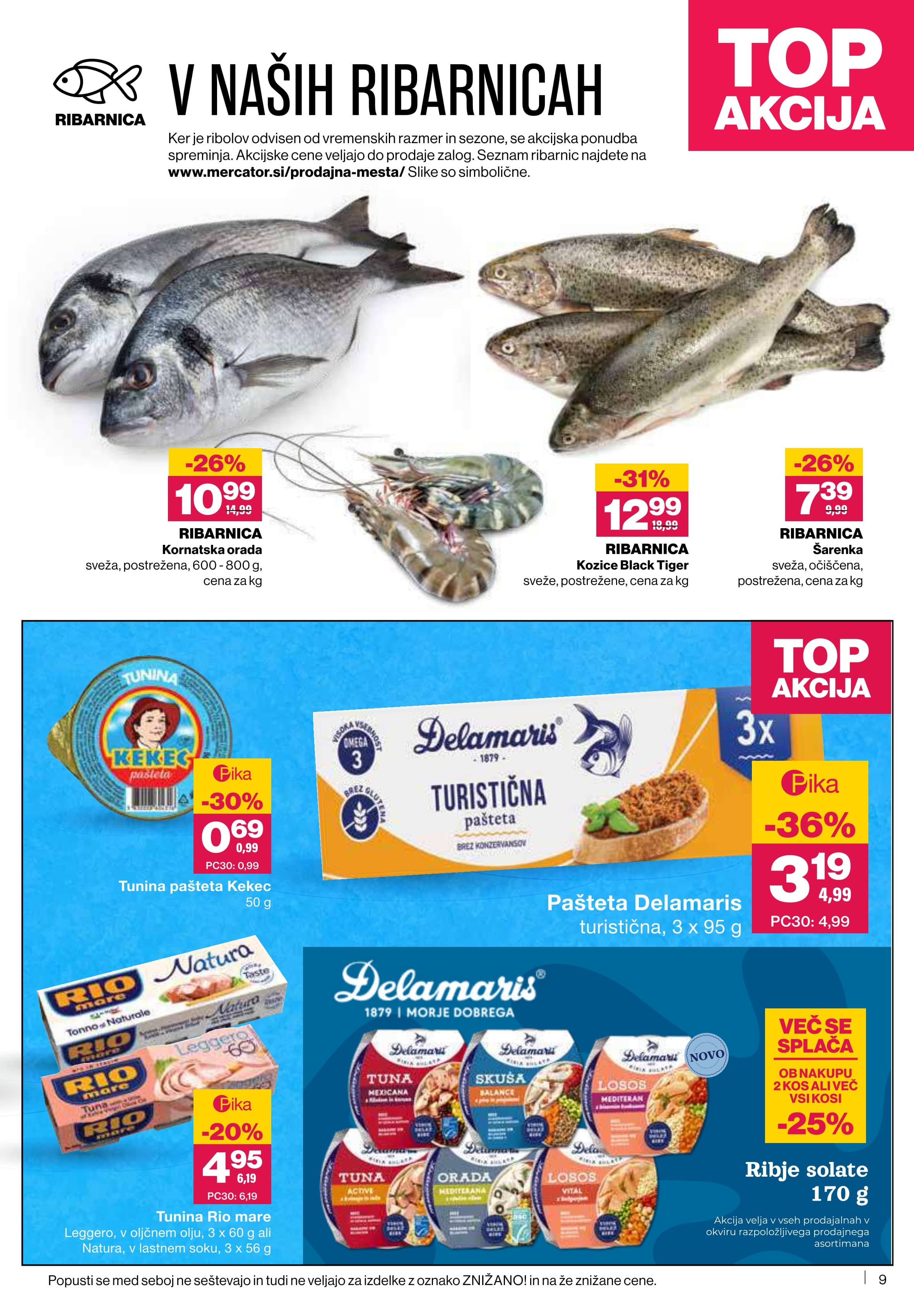 Stran 9. Mercator kataloga - Akcijska ponudba