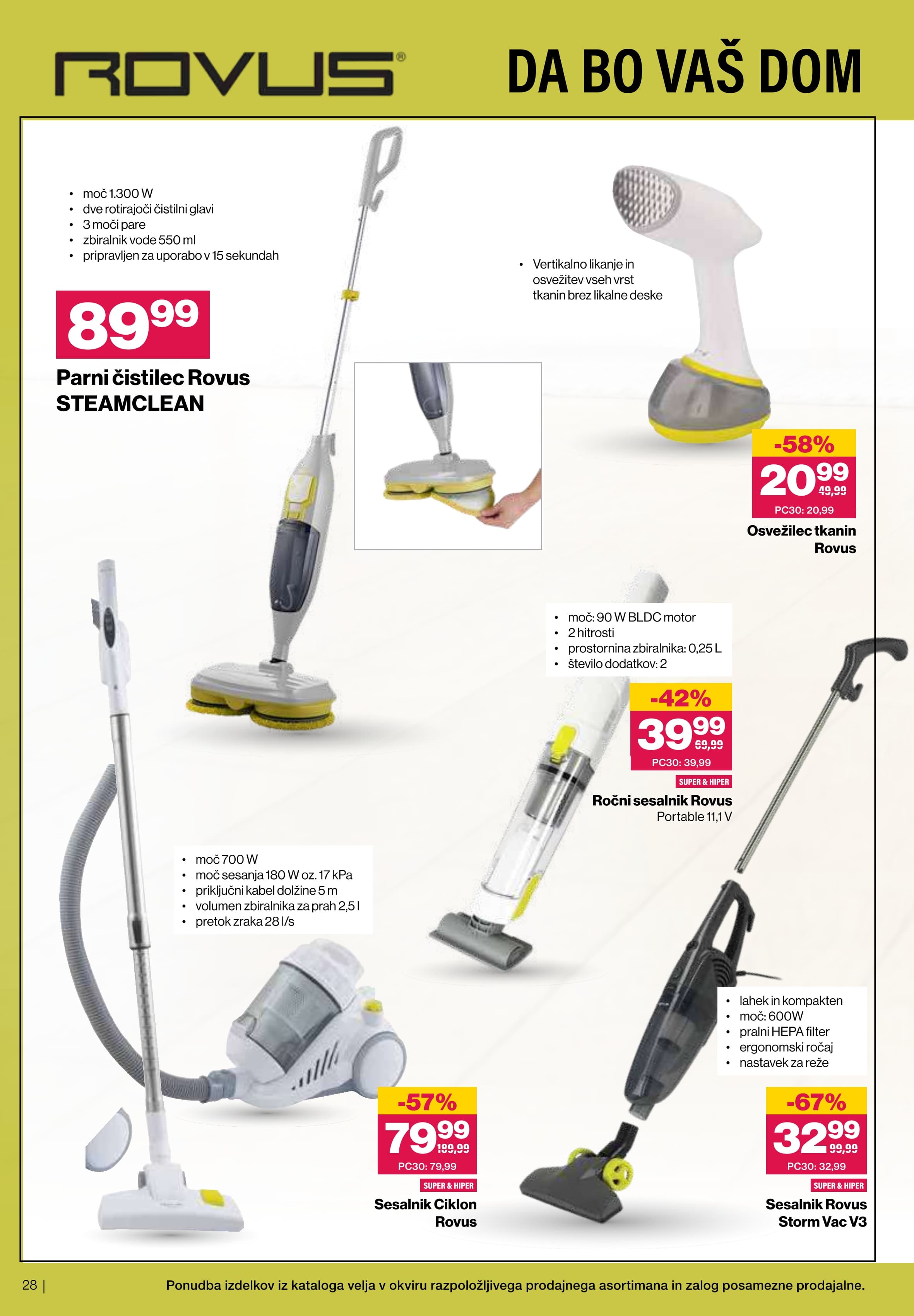 Stran 28. Mercator kataloga - Vse za dom