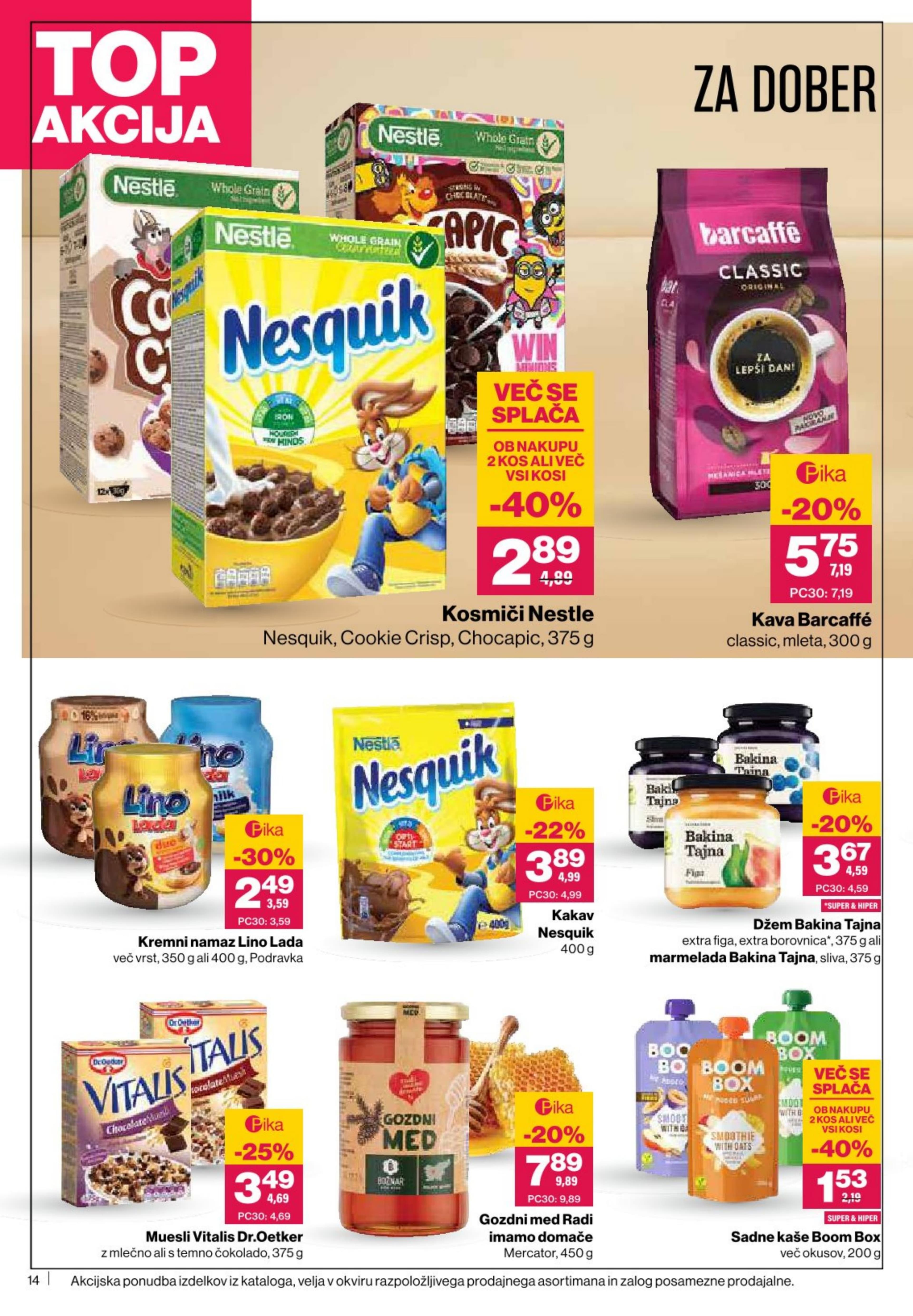 Stran 14. Mercator kataloga - Akcijska ponudba