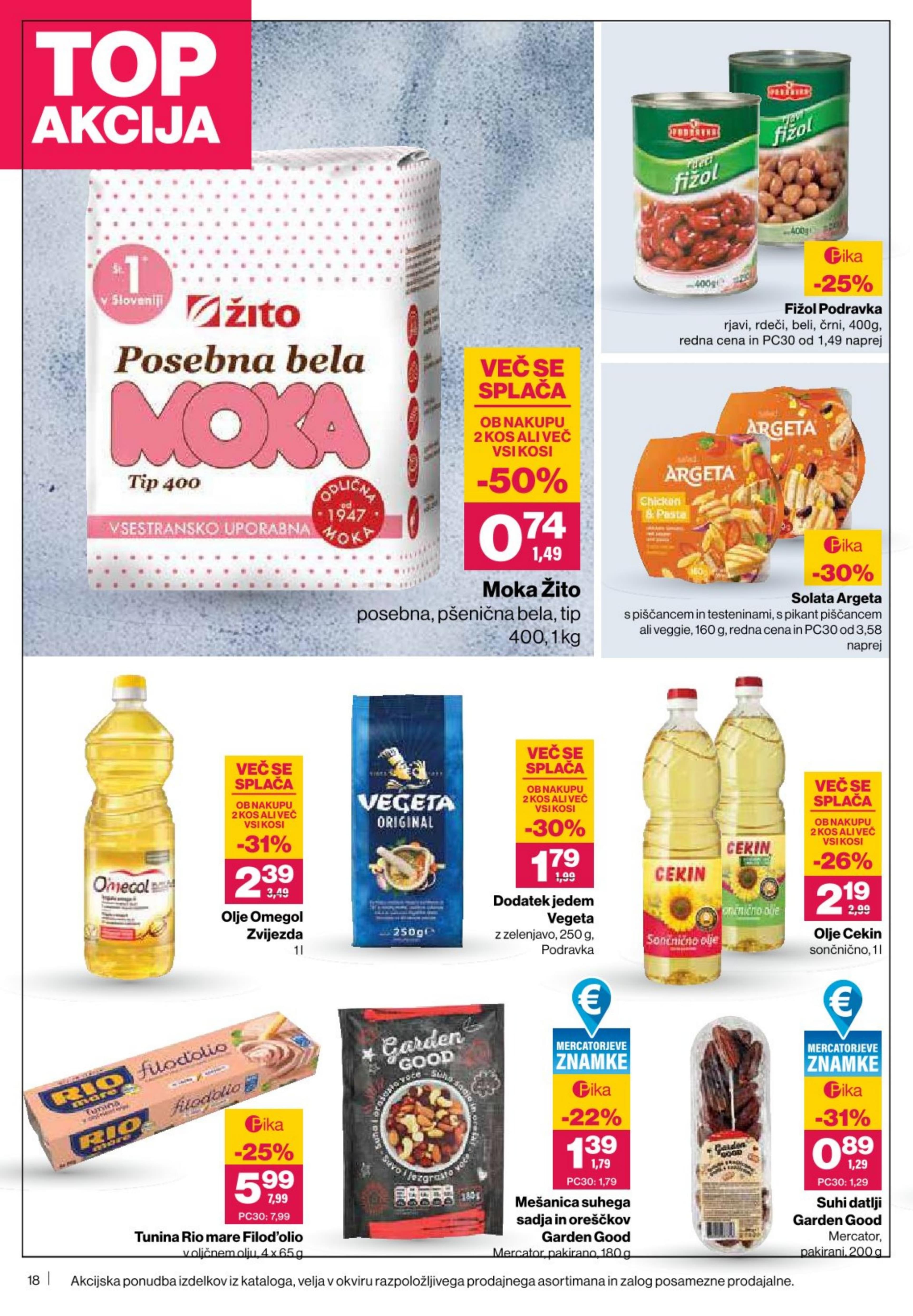 Stran 18. Mercator kataloga - Akcijska ponudba