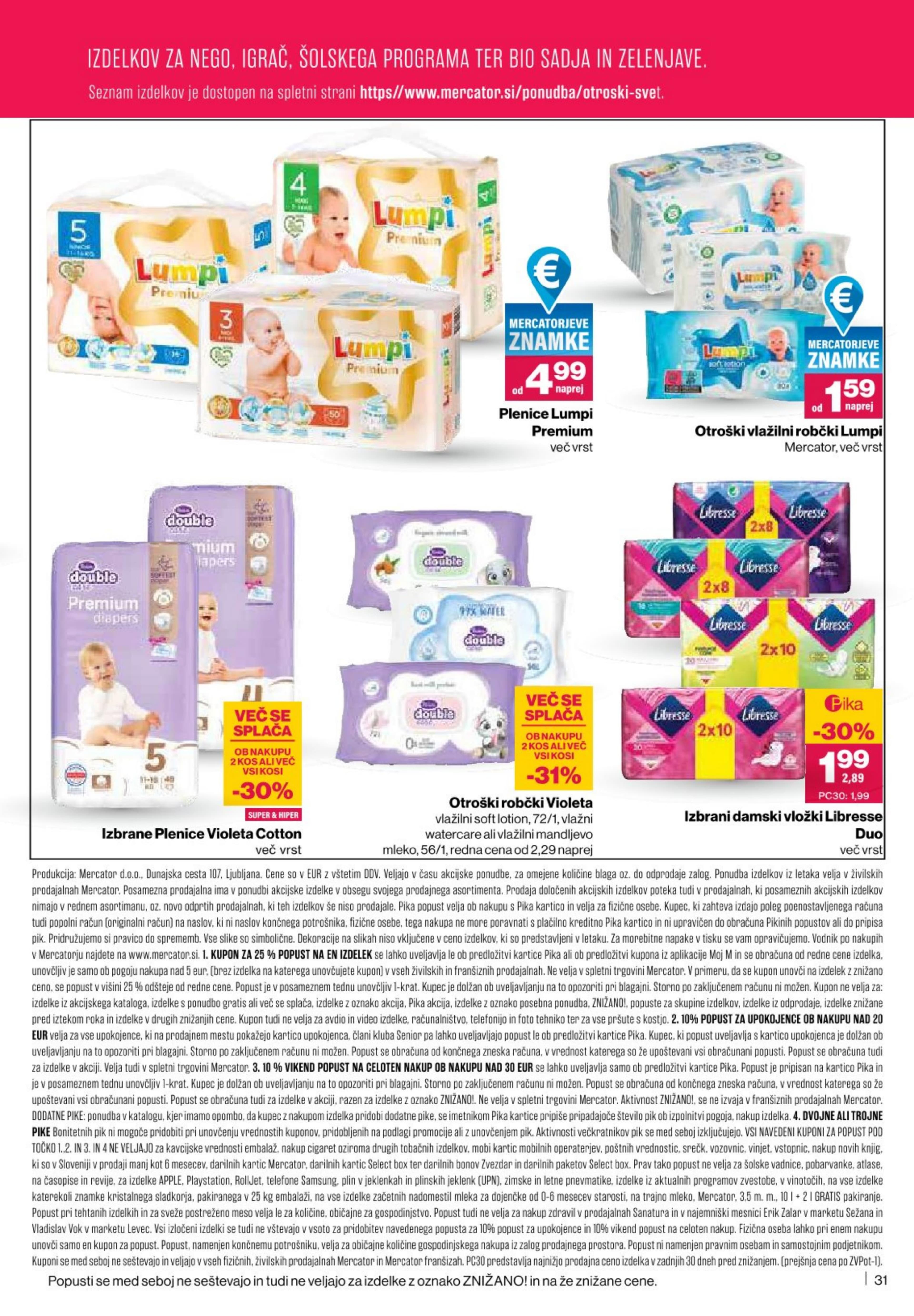 Stran 31. Mercator kataloga - Akcijska ponudba