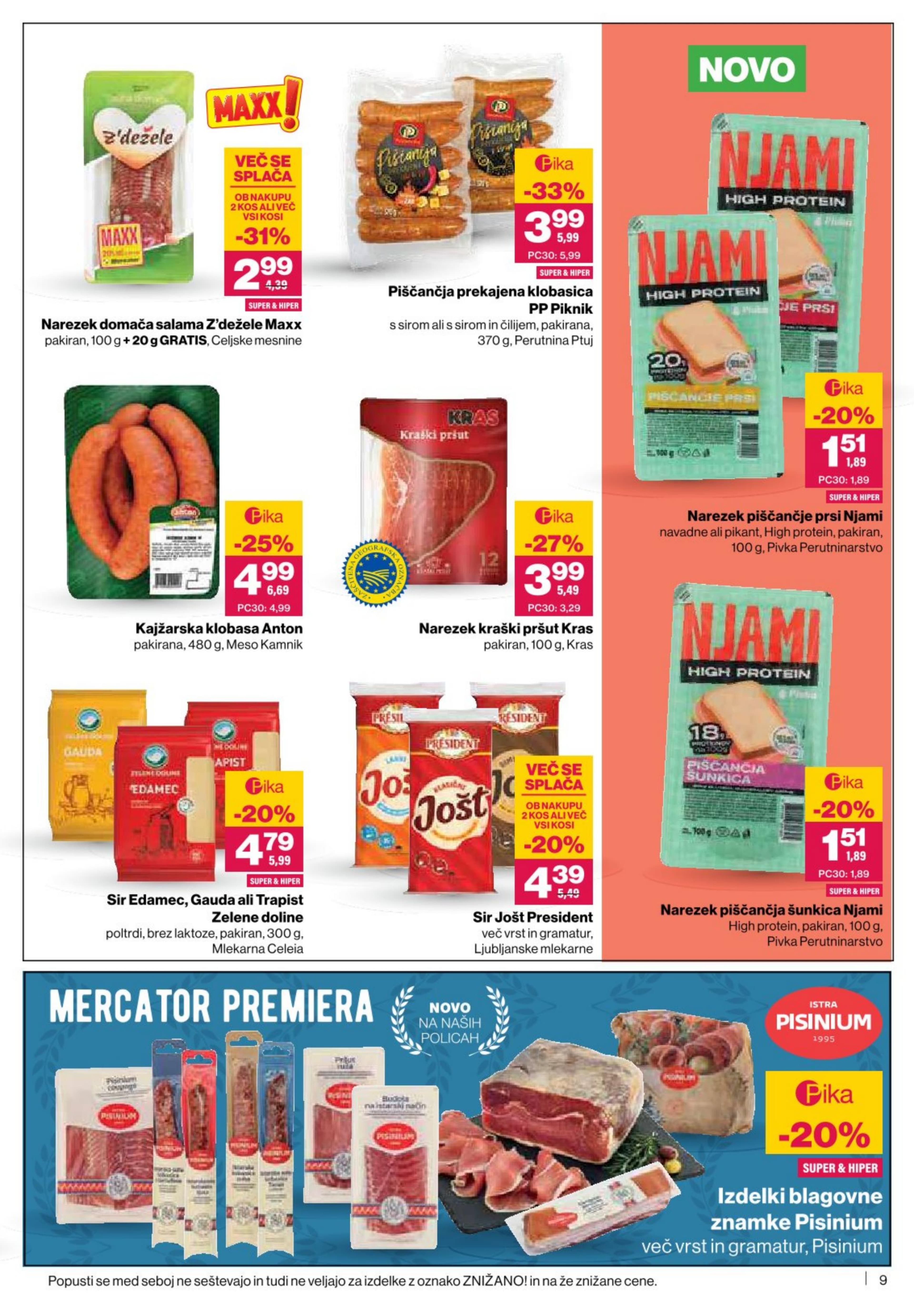 Stran 9. Mercator kataloga - Akcijska ponudba