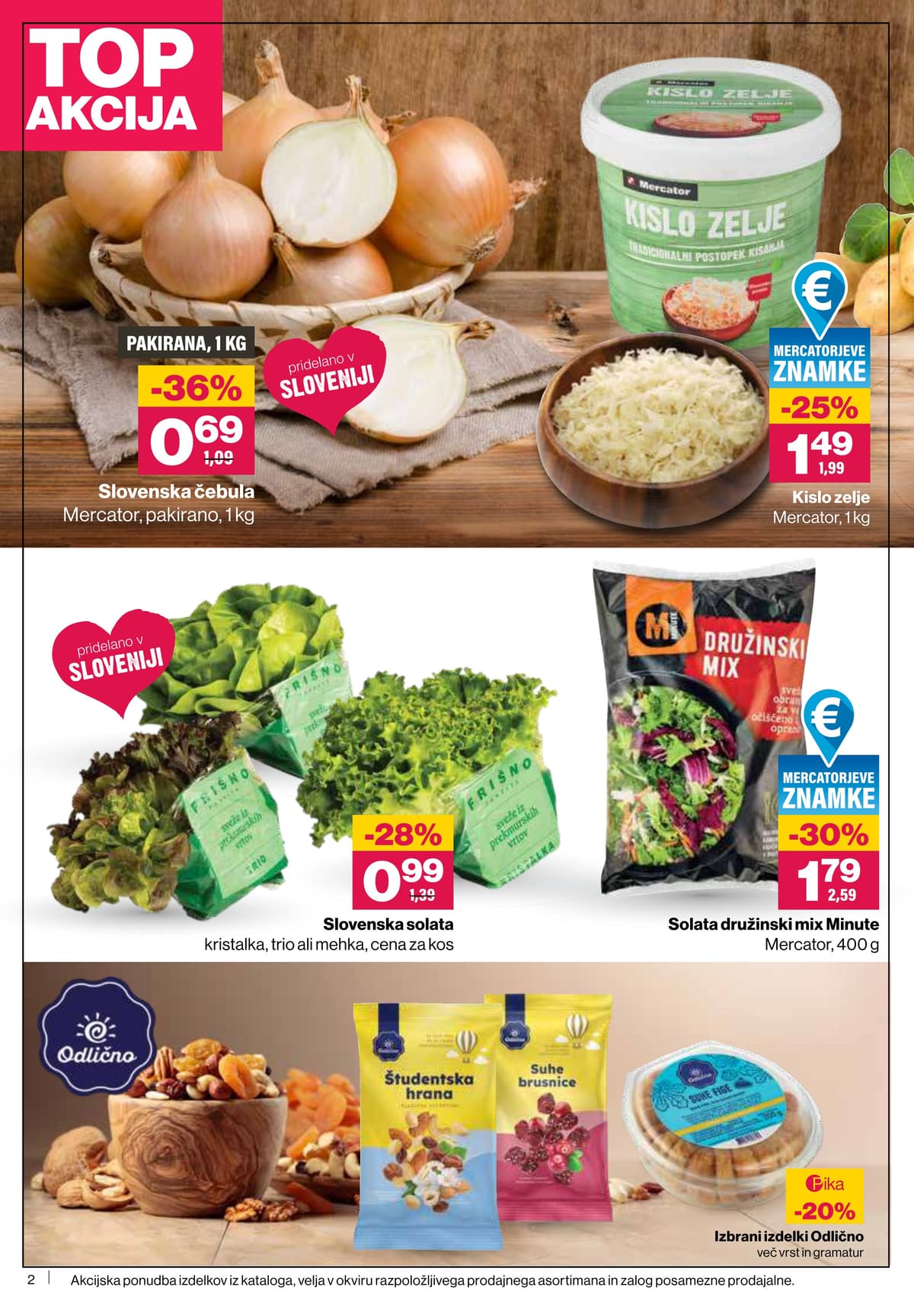 Stran 2. Mercator kataloga - Tedenska akcija od 14.02.2026.