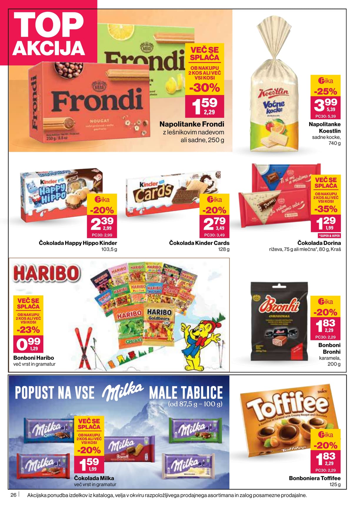 Stran 26. Mercator kataloga - Tedenska akcija od 14.02.2026.