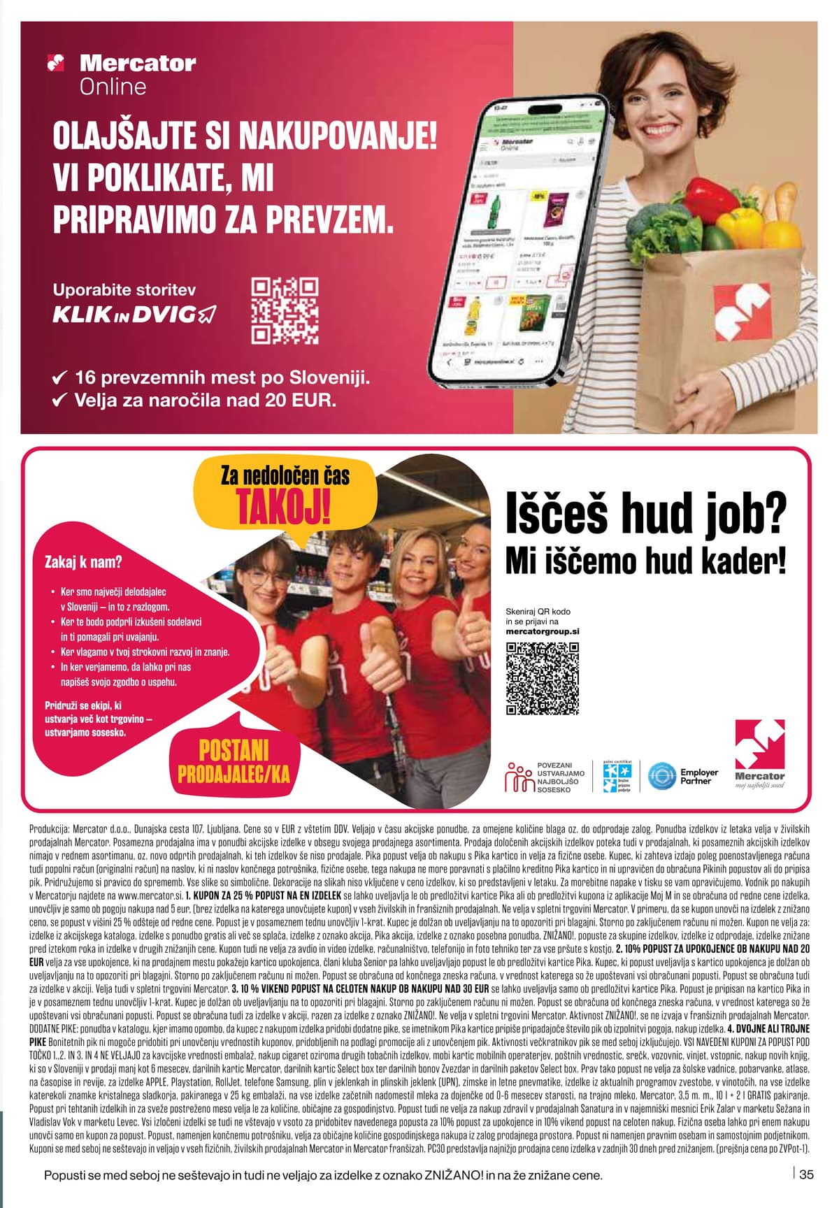 Stran 35. Mercator kataloga - Tedenska akcija od 14.02.2026.