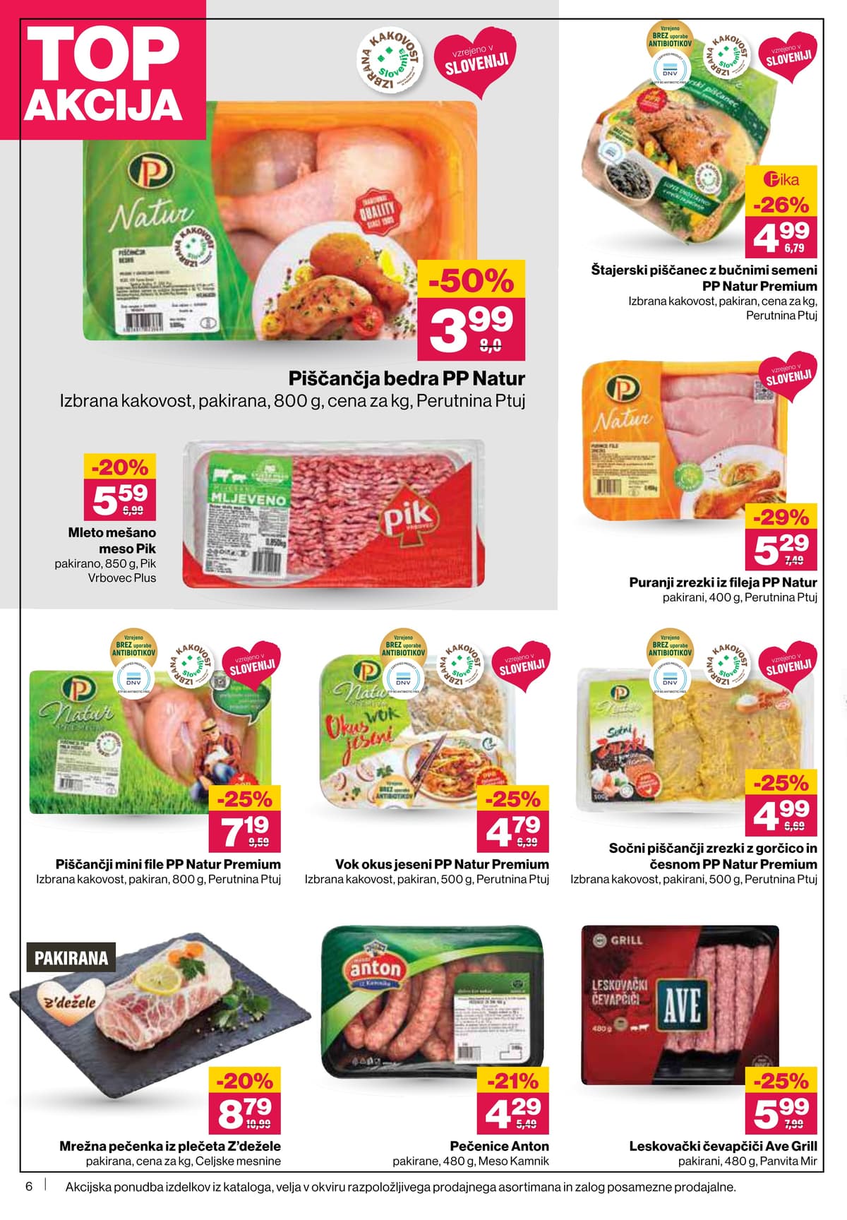 Stran 6. Mercator kataloga - Tedenska akcija od 14.02.2026.