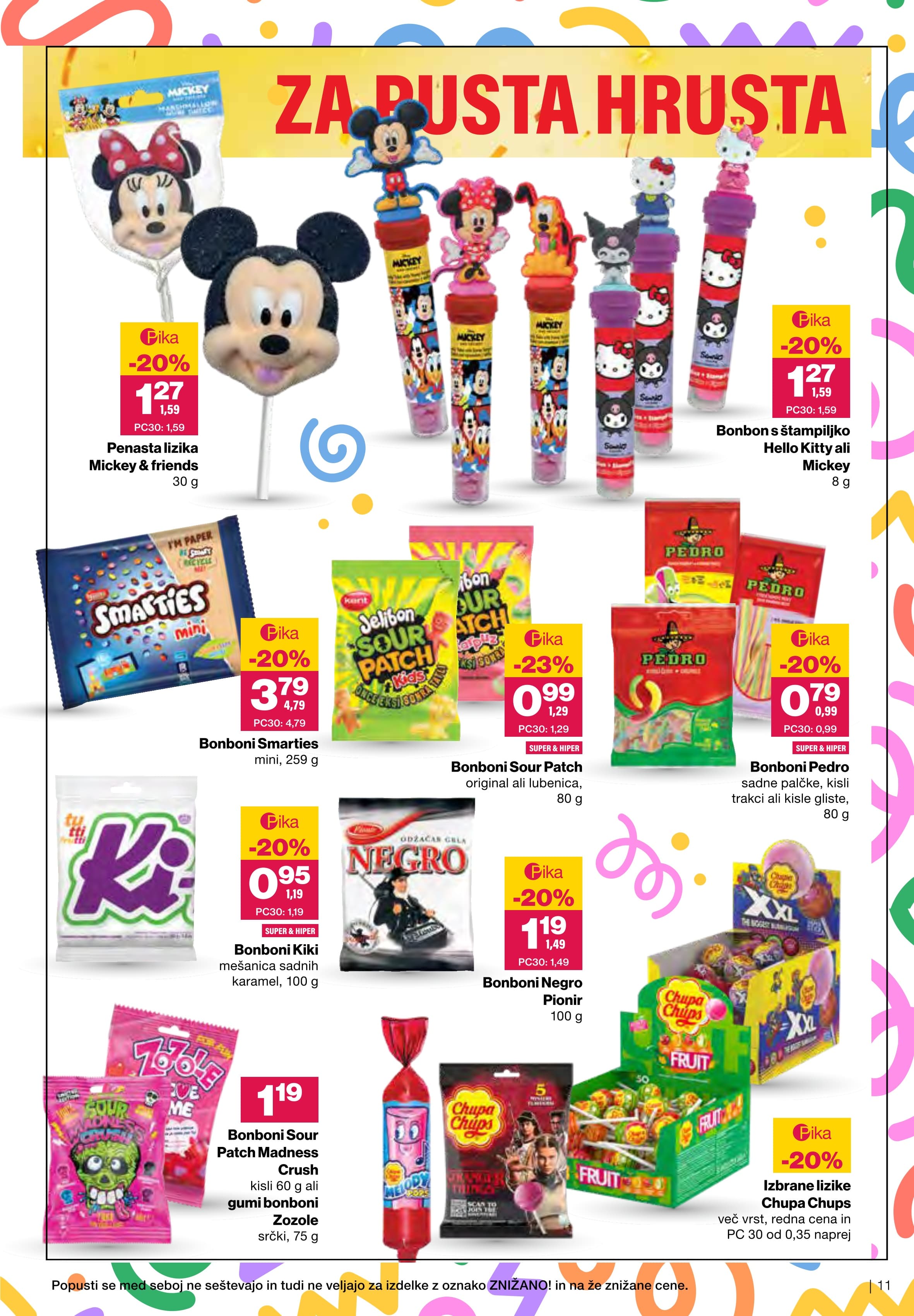 Stran 11. Mercator kataloga - Pust