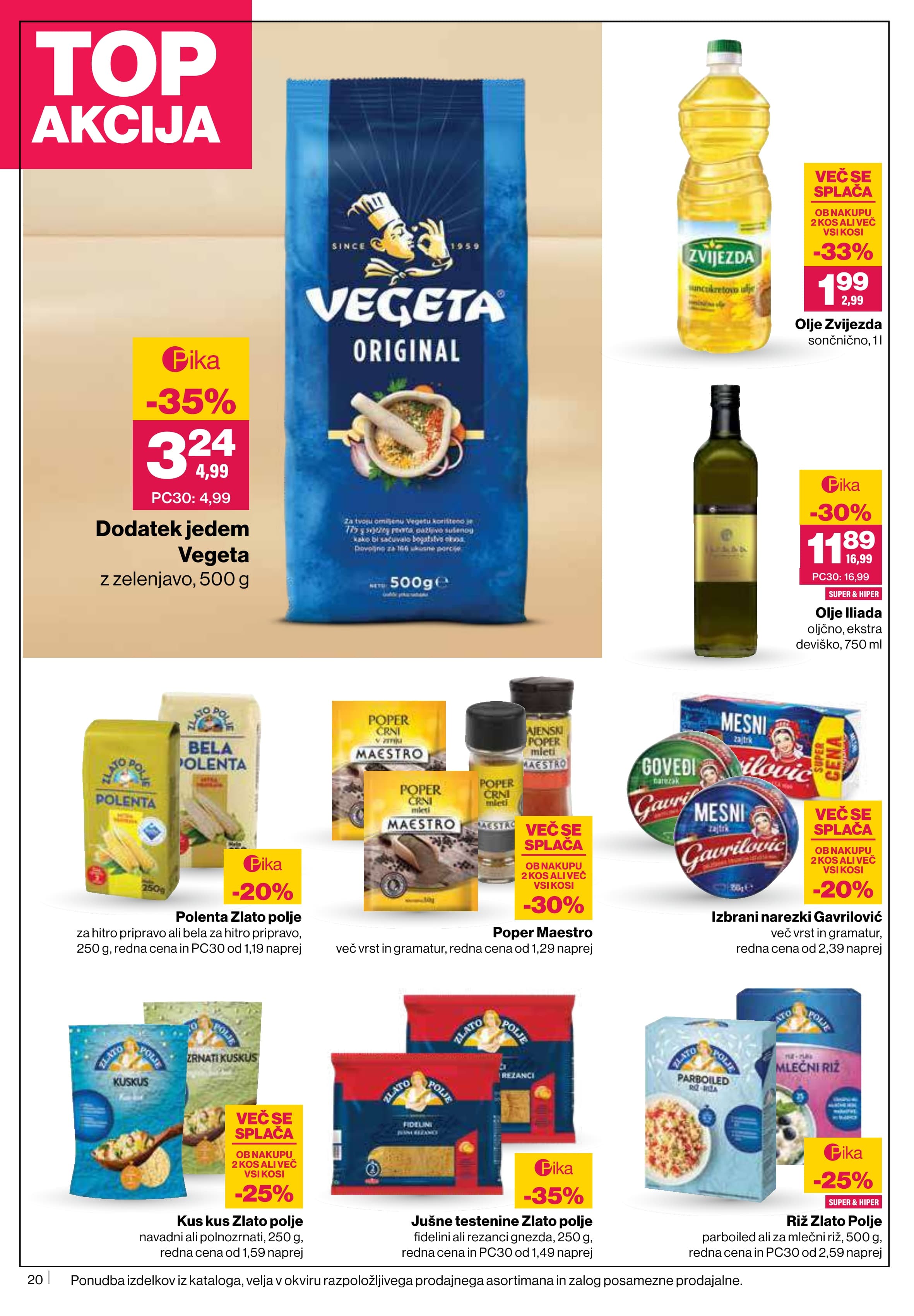 Stran 20. Mercator kataloga - Tedenska Ponudba