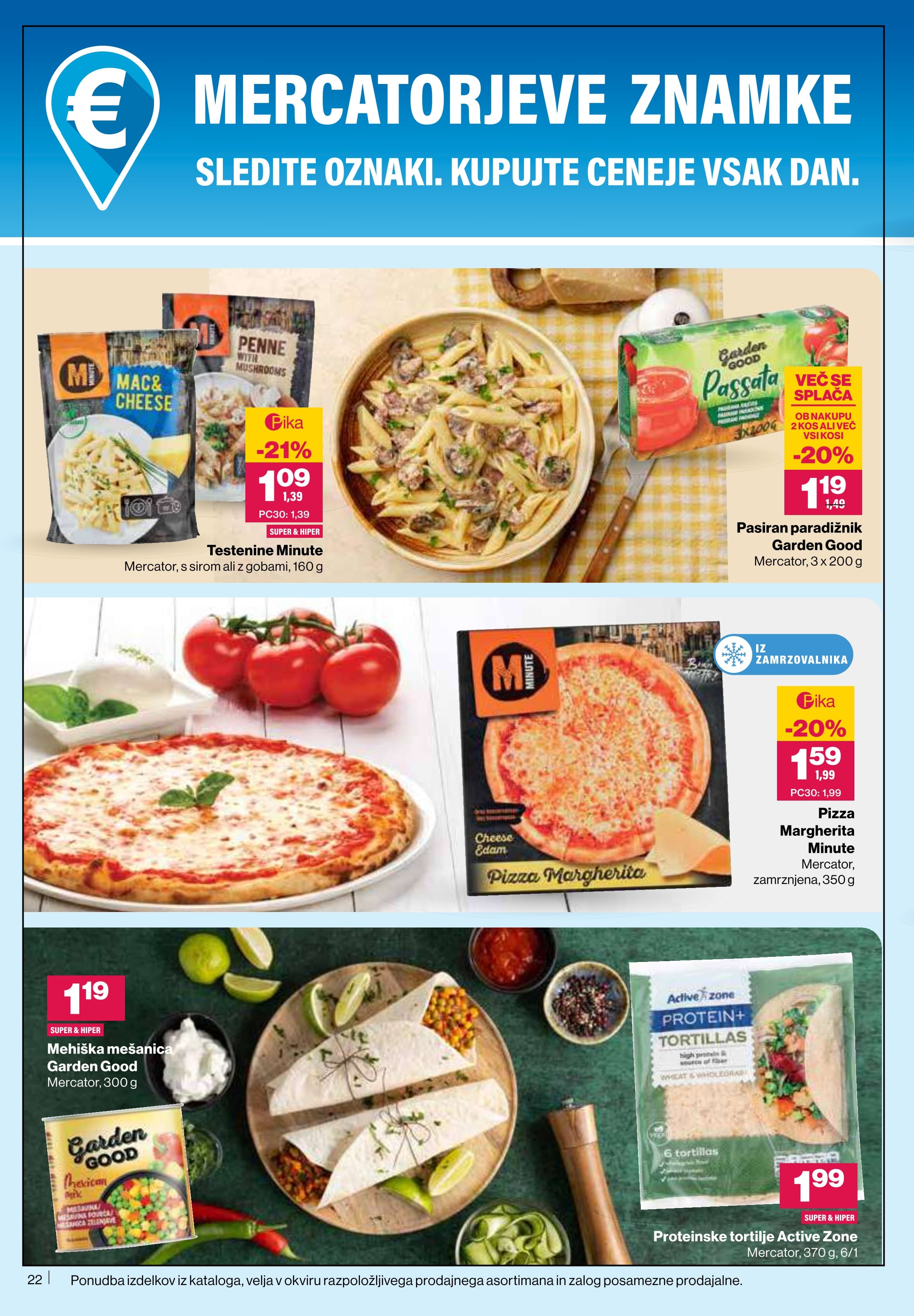 Stran 22. Mercator kataloga - Tedenska Ponudba