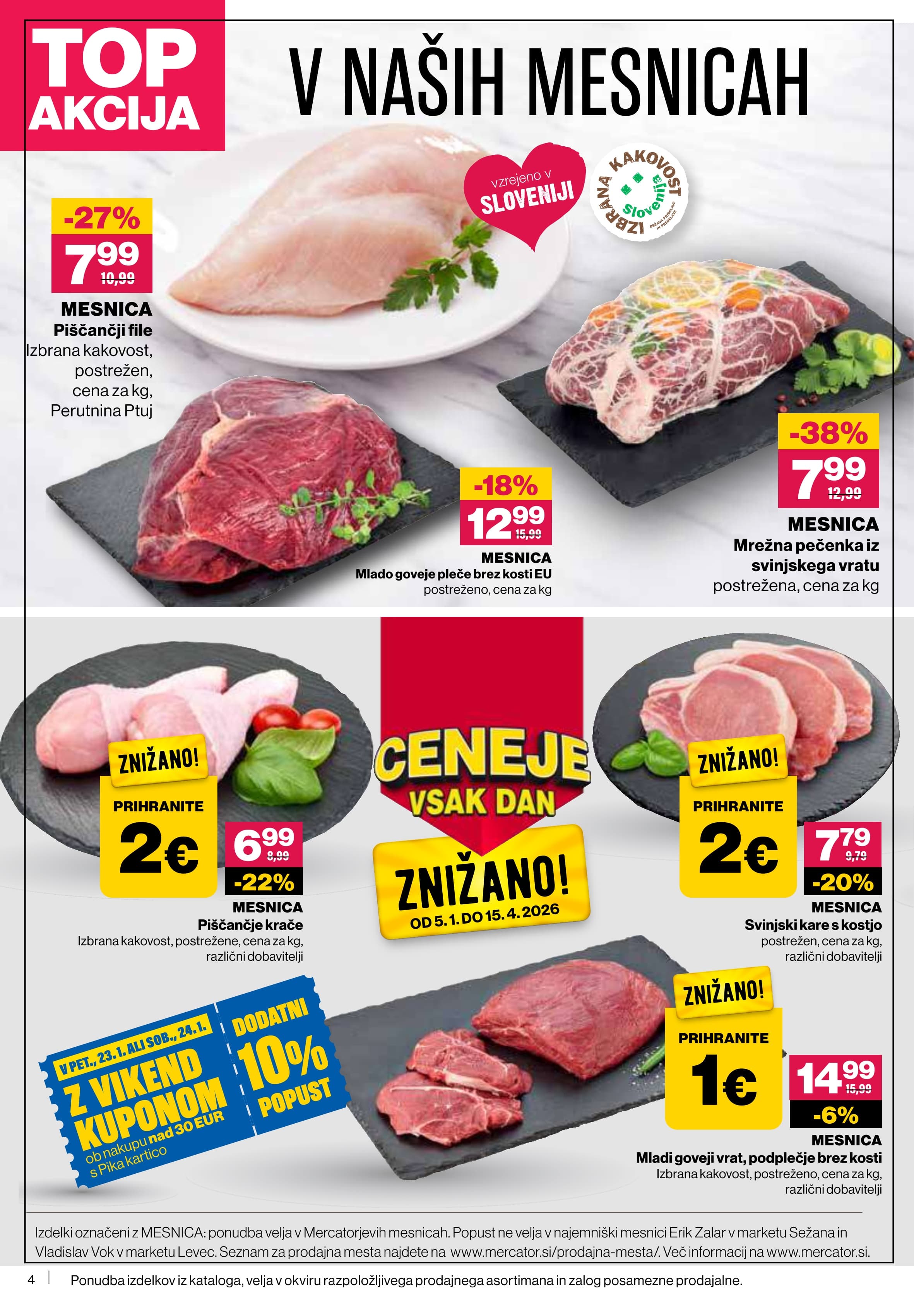 Stran 4. Mercator kataloga - Tedenska Ponudba