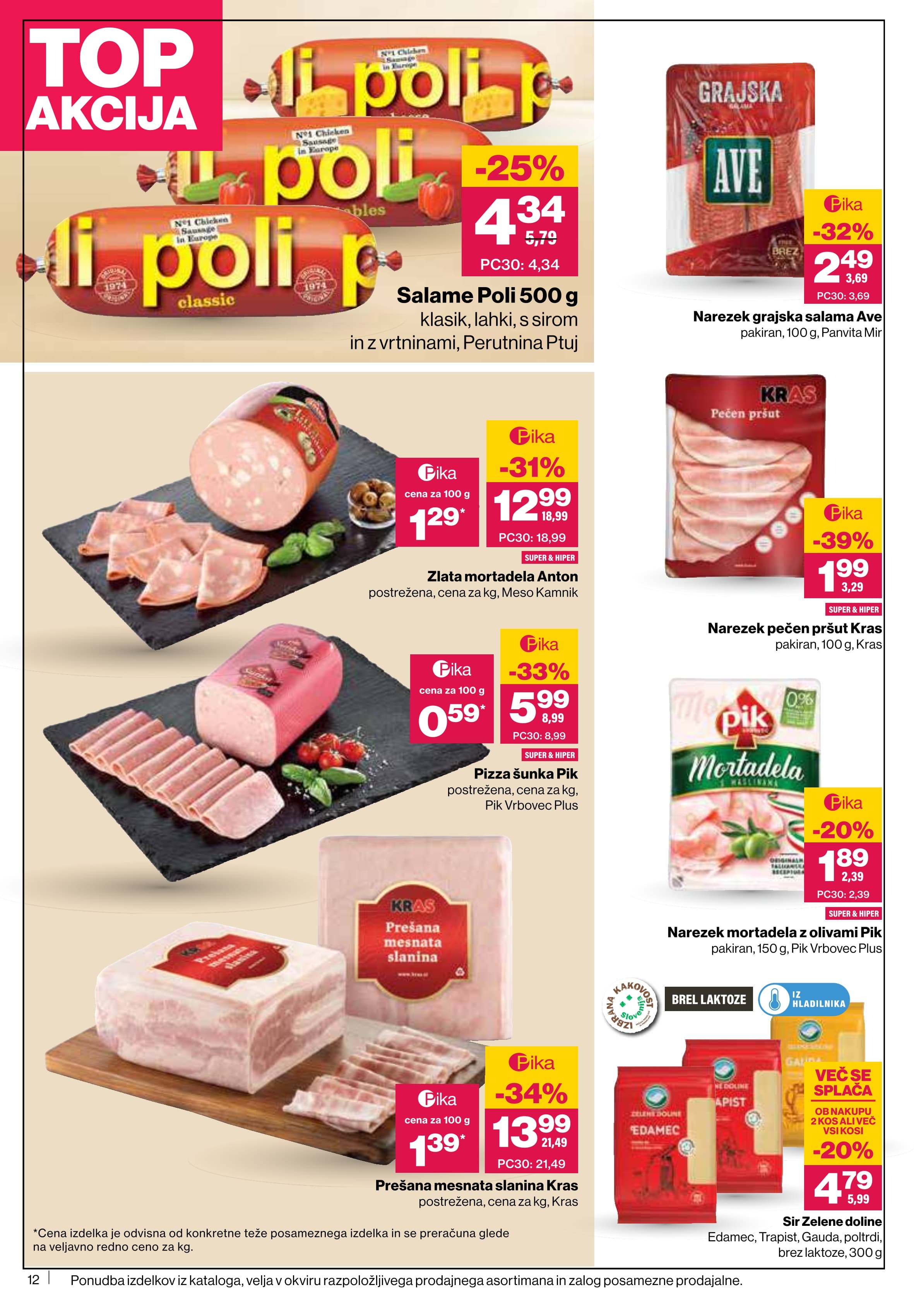 Stran 12. Mercator kataloga - Akcijska ponudba