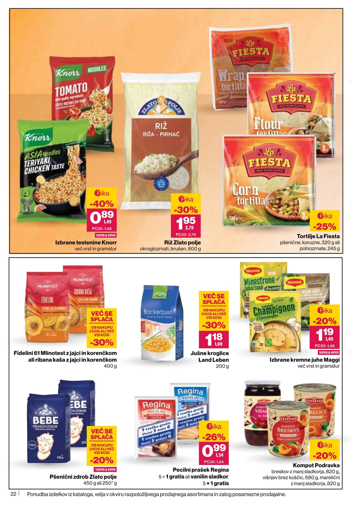 Stran 22. Mercator kataloga - Akcijska ponudba od 14.02.2026.