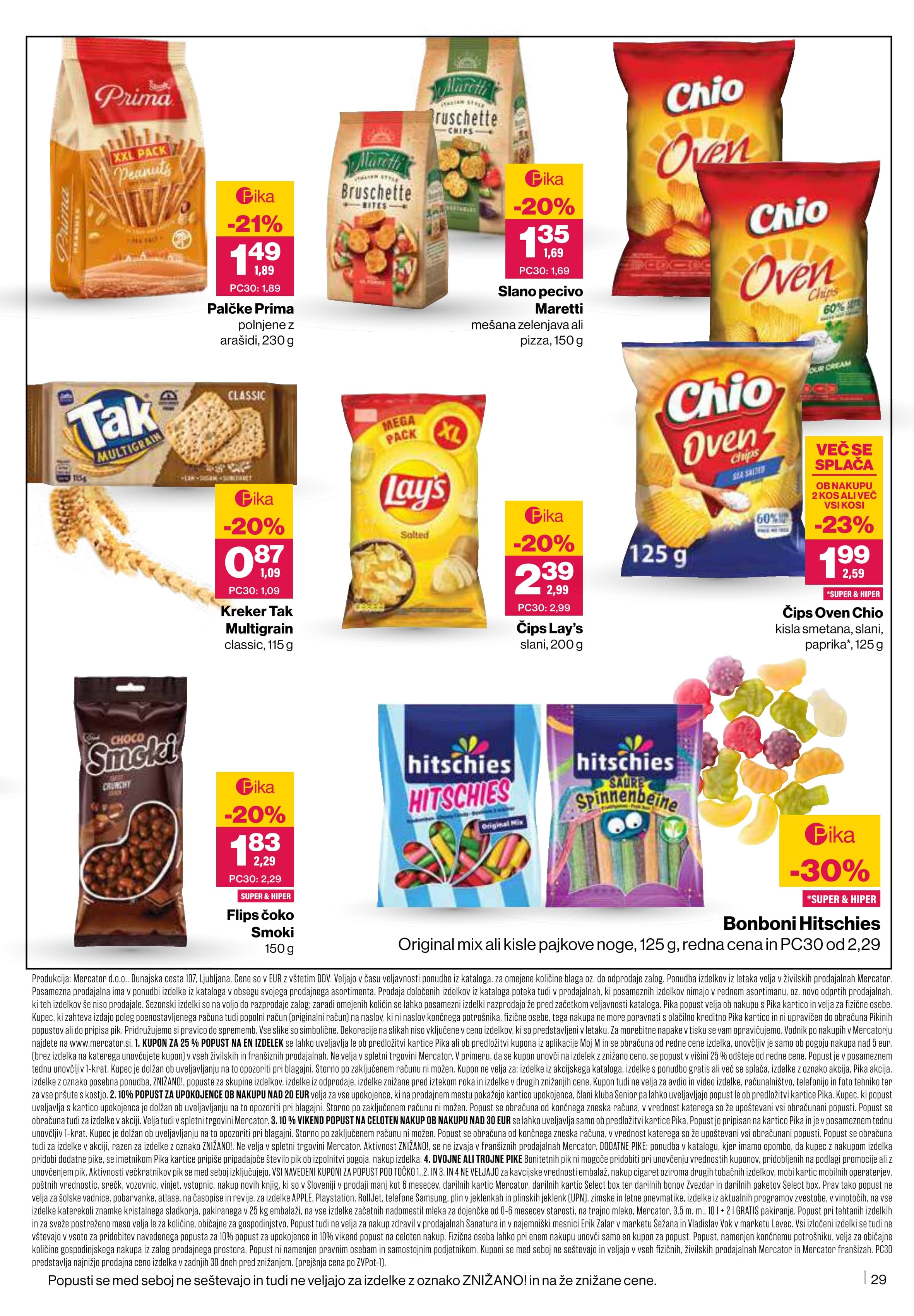 Stran 29. Mercator kataloga - Akcijska ponudba