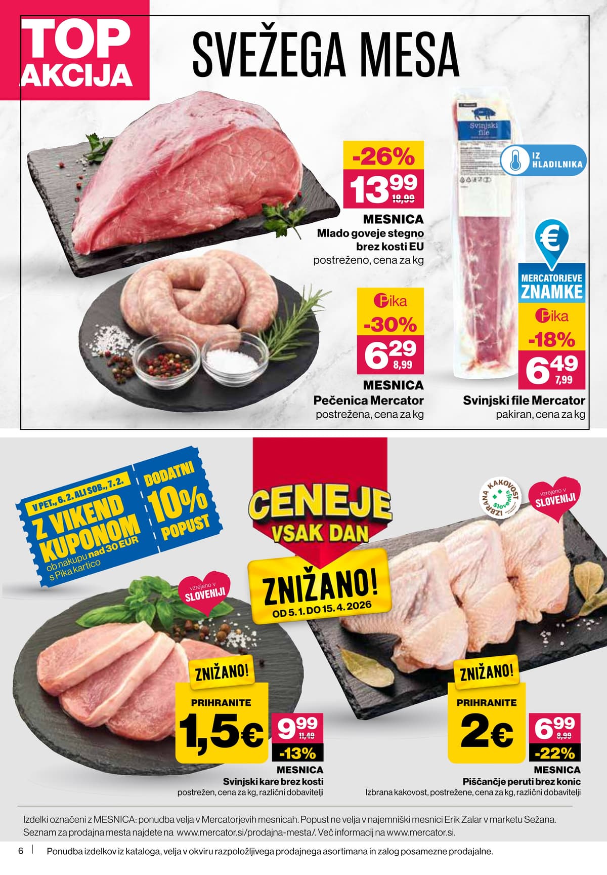 Stran 6. Mercator kataloga - Akcijska ponudba od 14.02.2026.