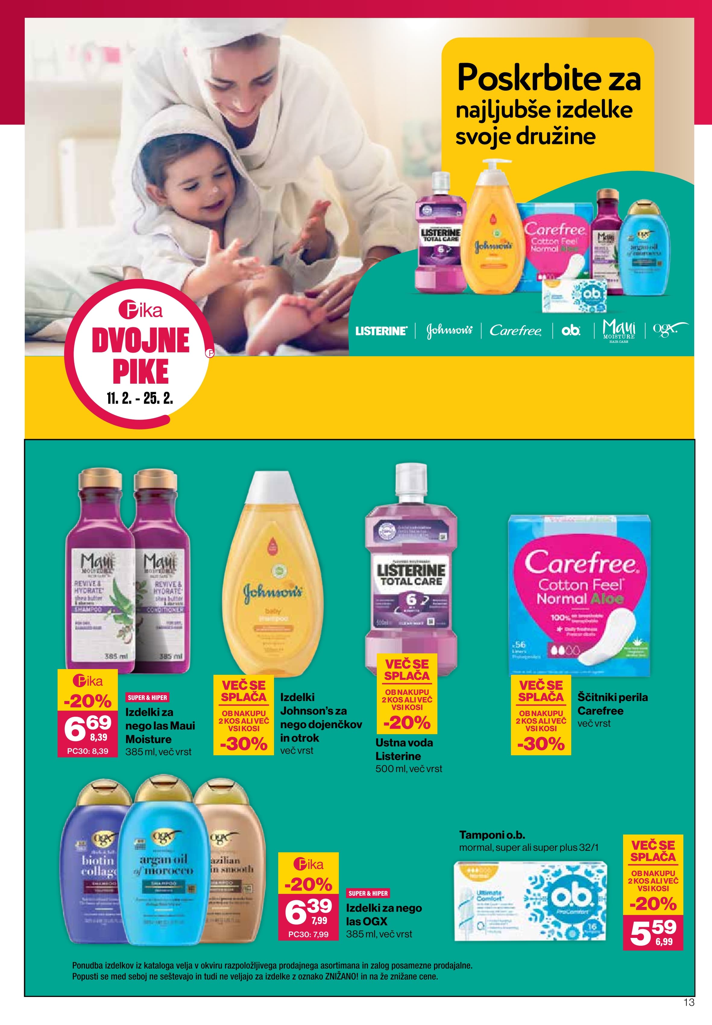 Stran 13. Mercator kataloga - Kozmetika