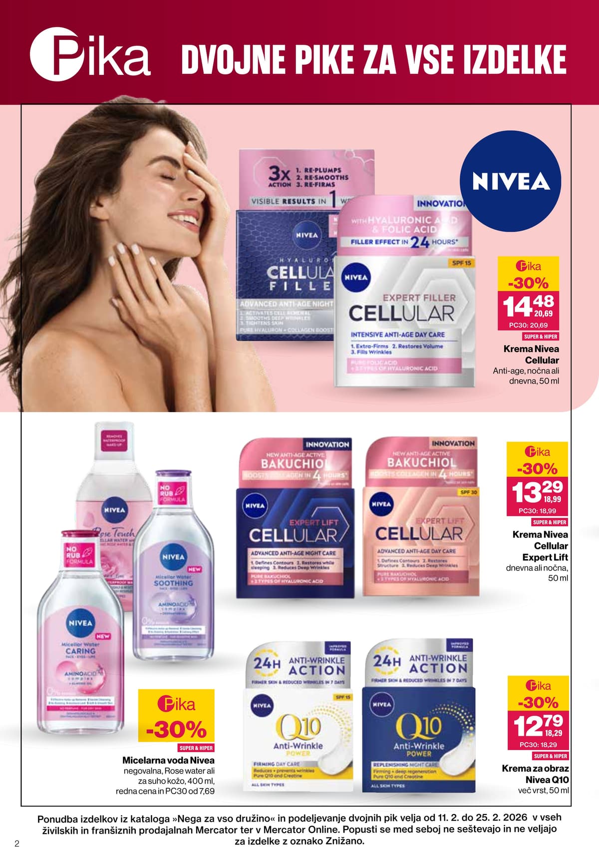 Stran 2. Mercator kataloga - Kozmetika od 14.02.2026.
