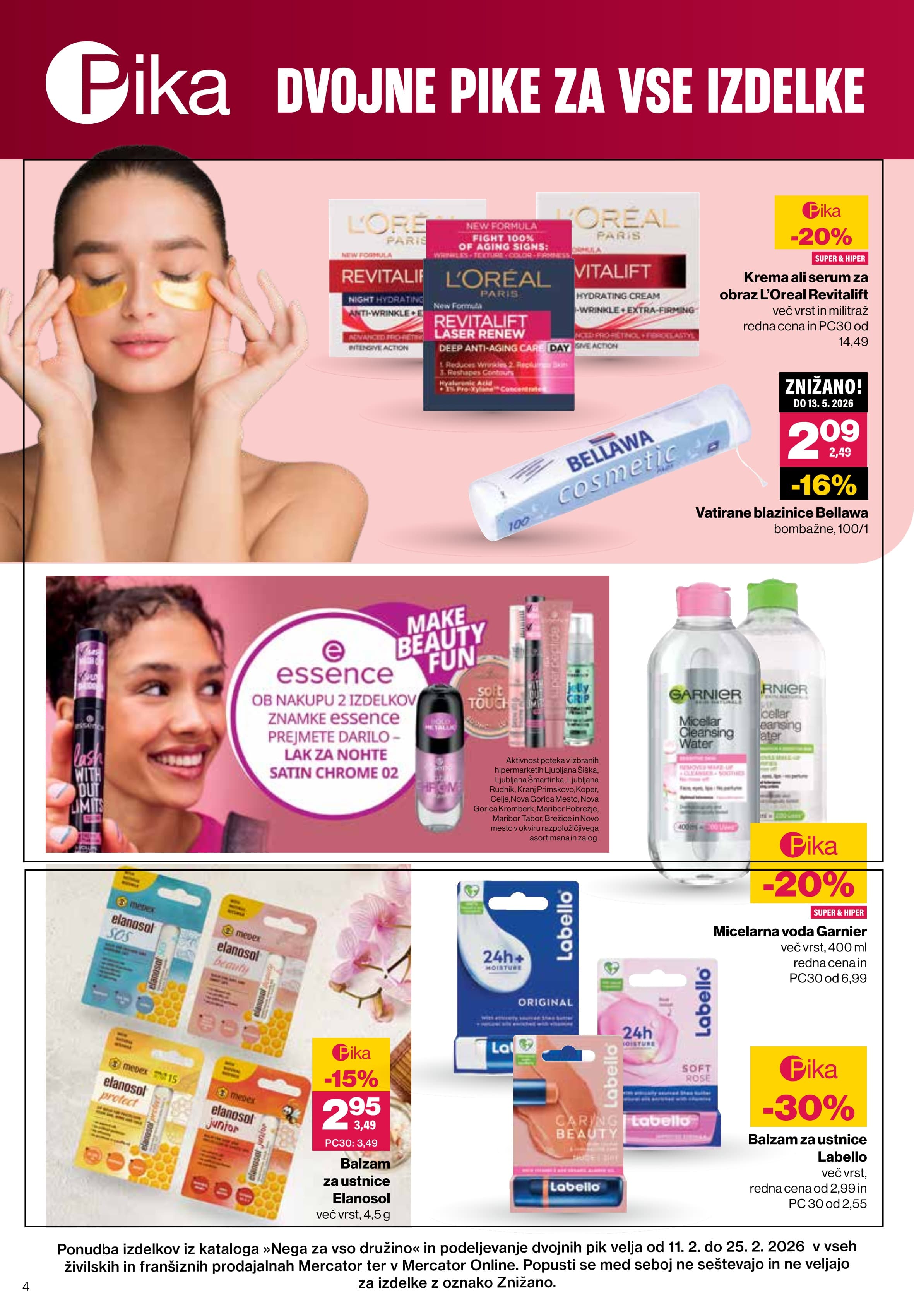 Stran 4. Mercator kataloga - Kozmetika