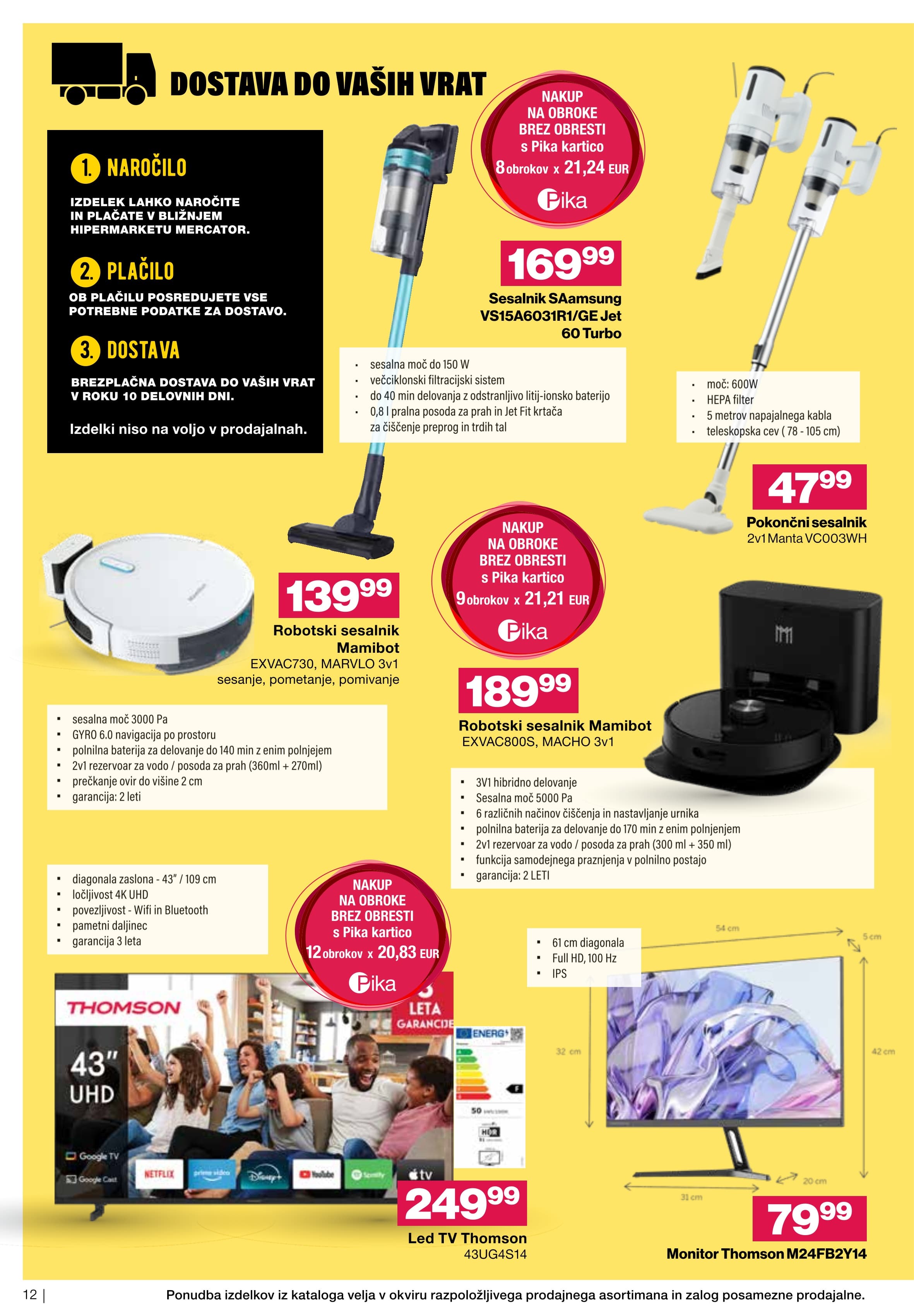 Stran 12. Mercator kataloga - Vse Za Dom In Prosti Čaš