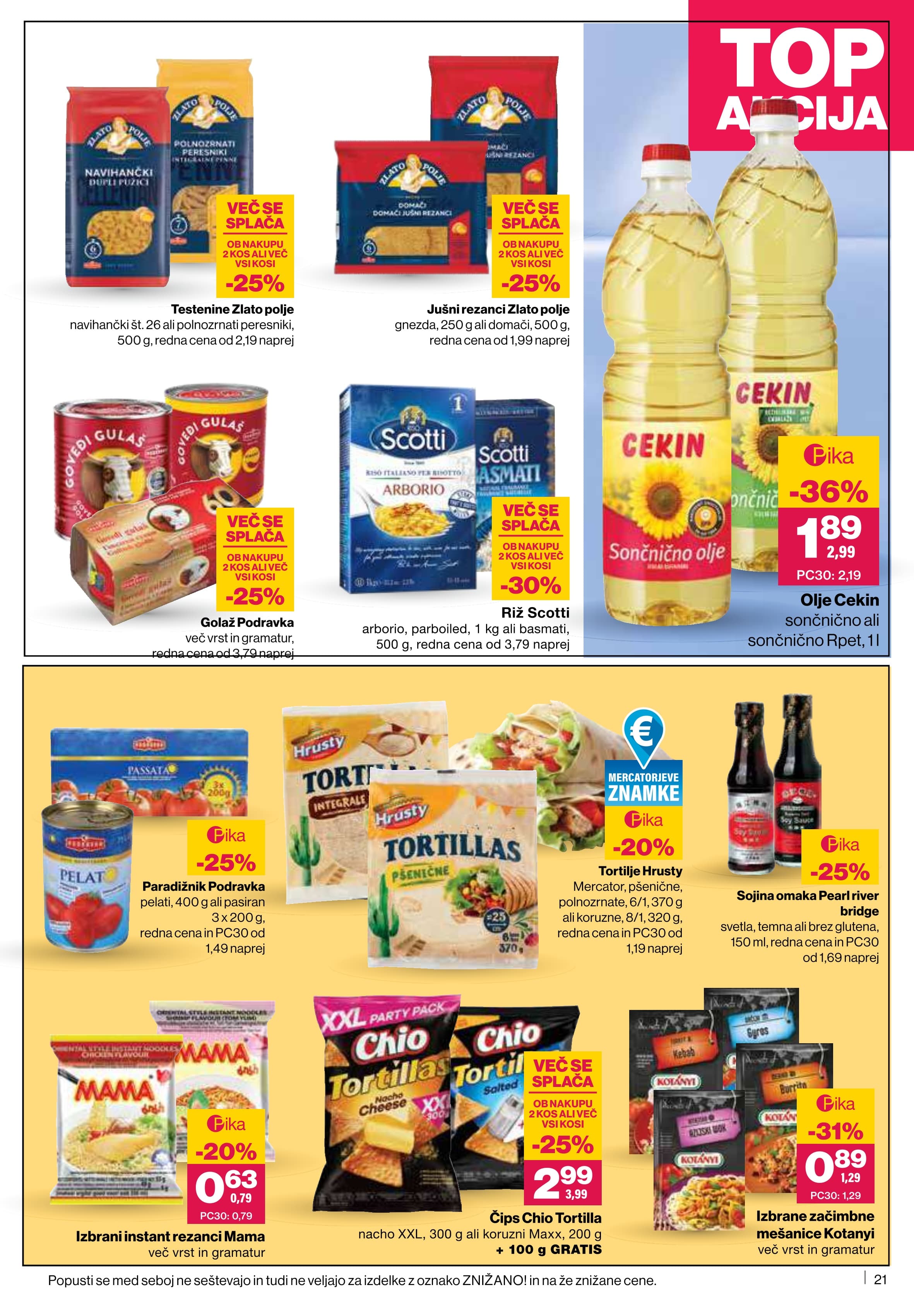 Stran 21. Mercator kataloga - Ackijska Ponudba