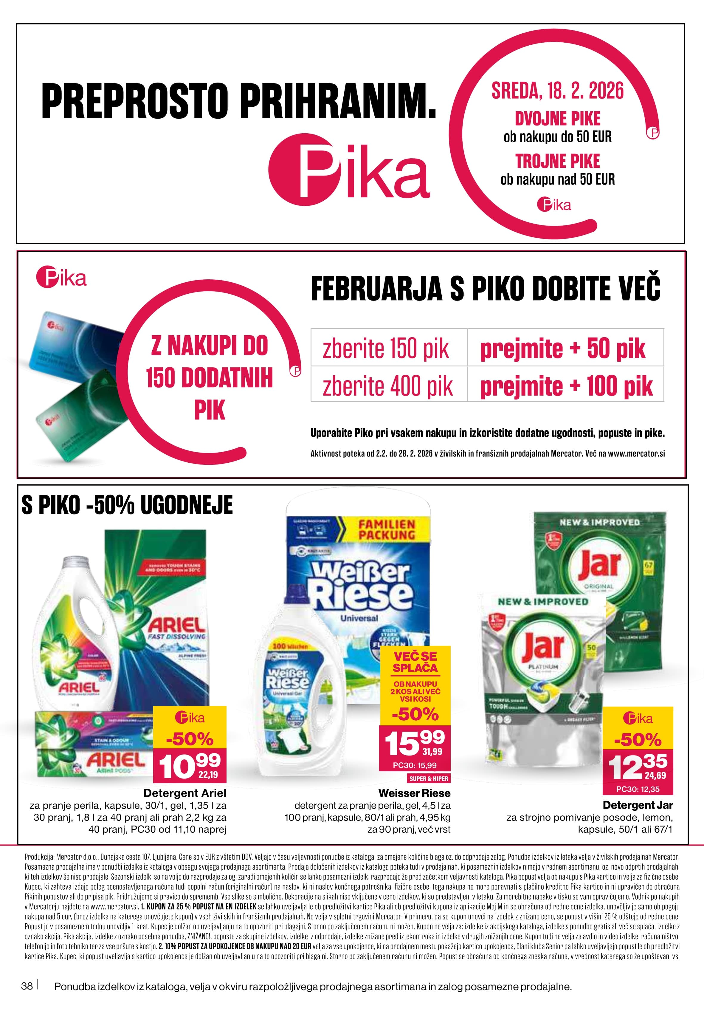 Stran 38. Mercator kataloga - Ackijska Ponudba