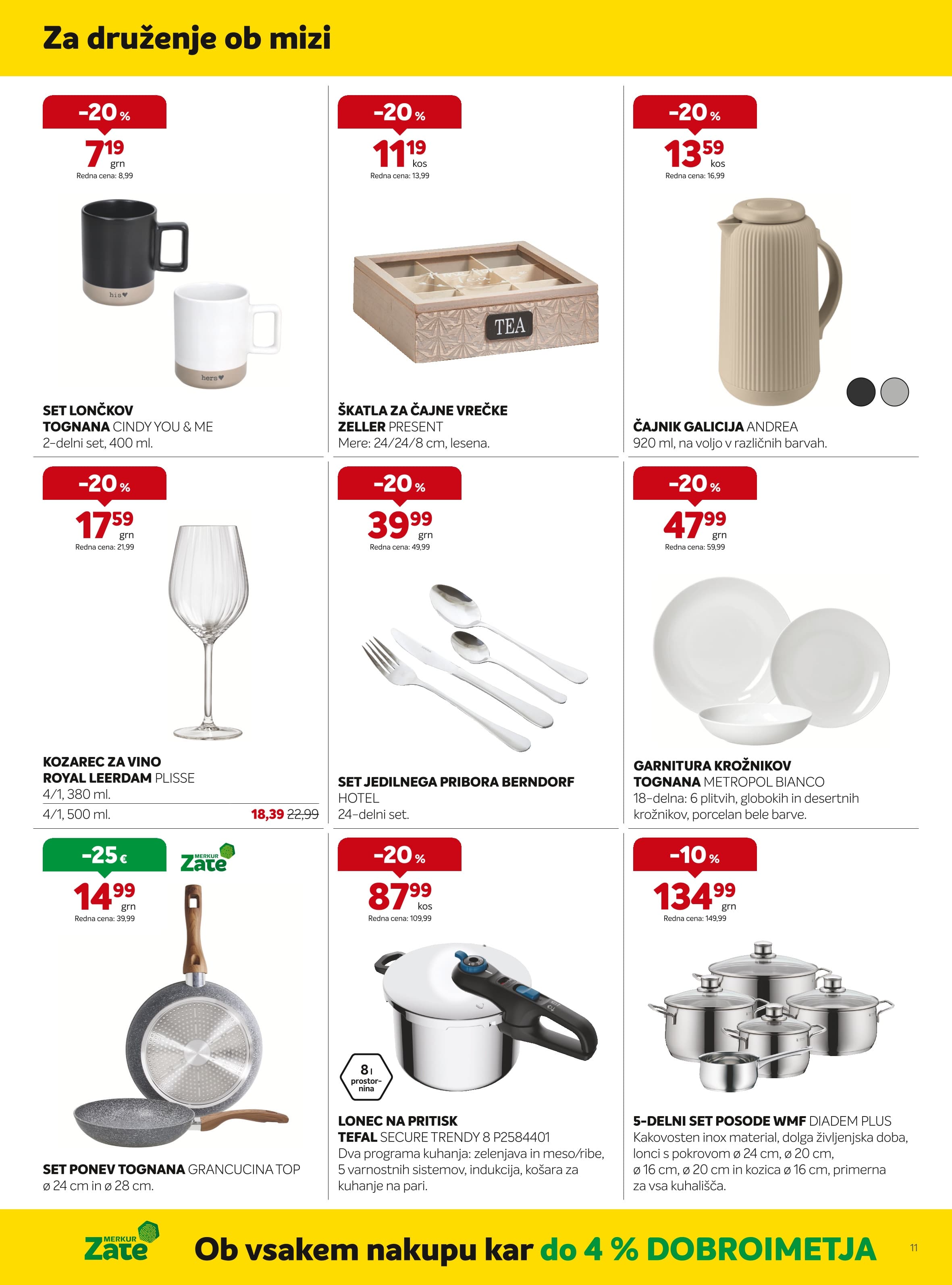 Stran 11. Merkur kataloga - Akcijska ponudba