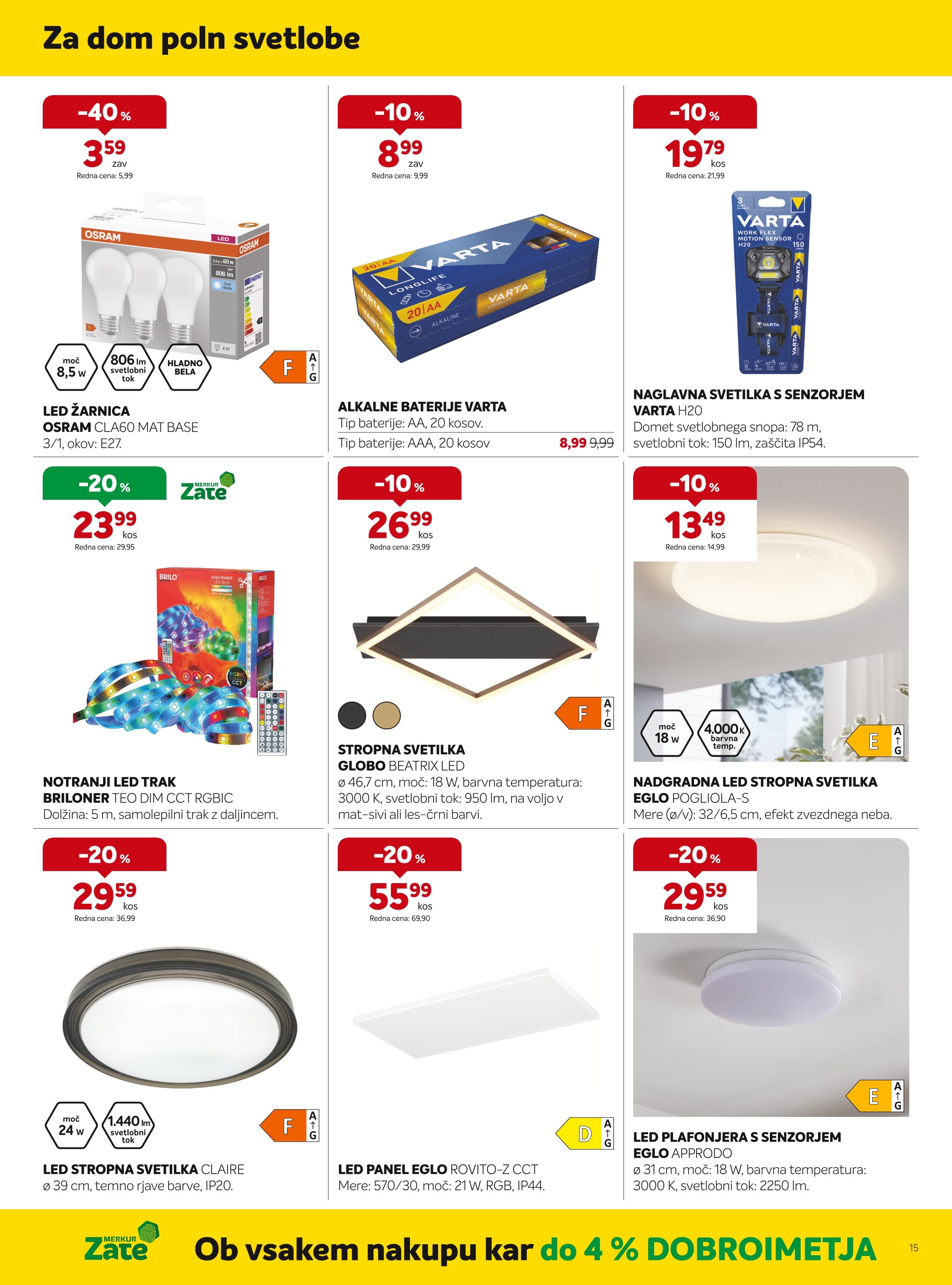 Stran 15. Merkur kataloga - Akcijska ponudba