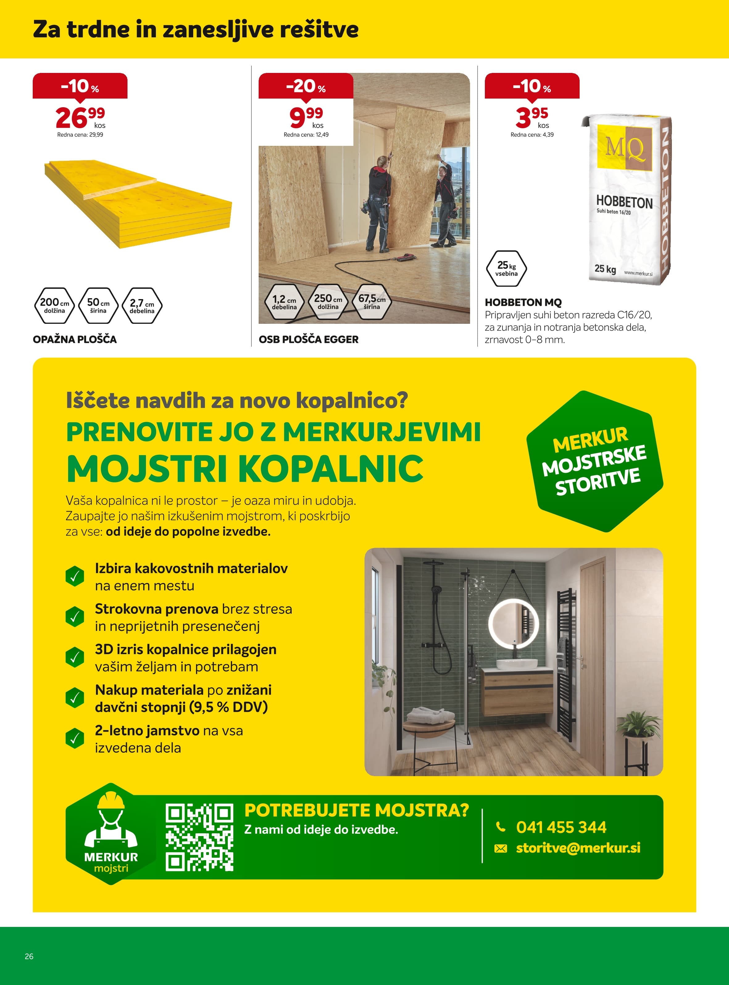 Stran 26. Merkur kataloga - Akcijska ponudba