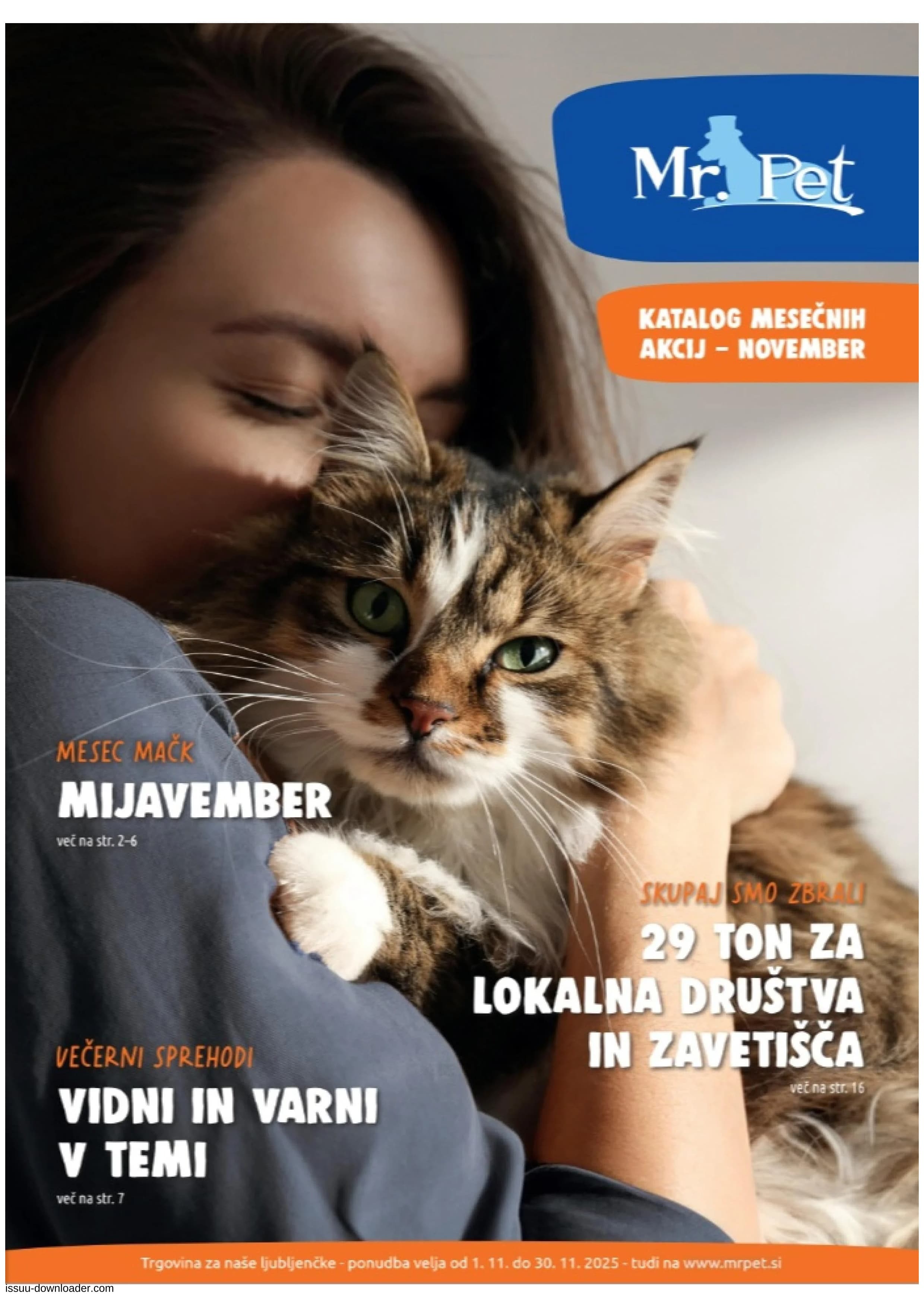 Stran 1. Mr. Pet kataloga - Akcije od 03.11. do 30.11.2025.