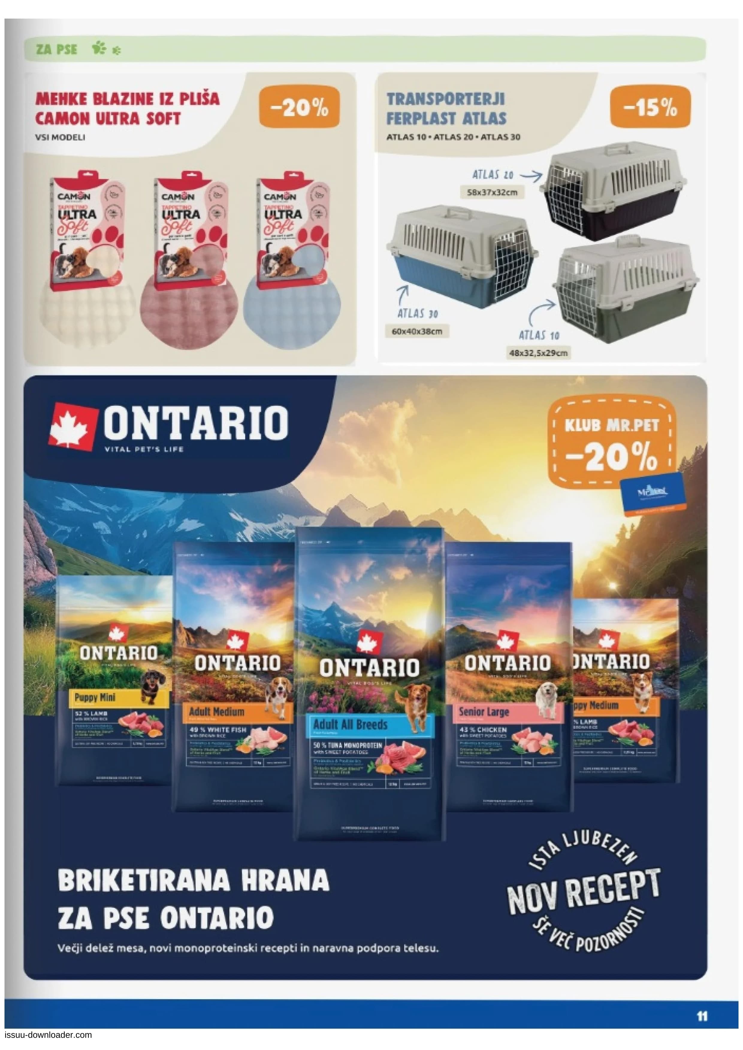 Stran 11. Mr. Pet kataloga - Akcije od 03.11. do 30.11.2025.